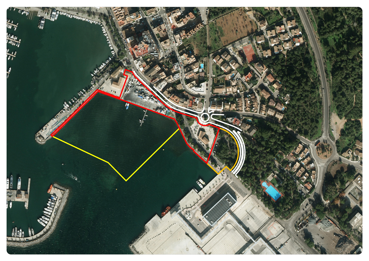 New recreational craft dock at the Port of Alcudia   