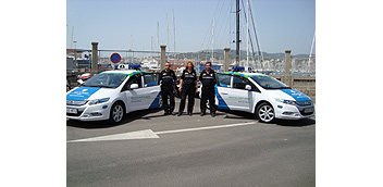 L´APB adquireix dos cotxes híbrids per a la policia del port de Palma 