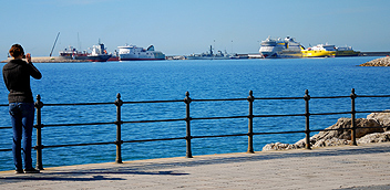 Cruise companies with small and medium length ships visit the Balearic and ports on a fam trip 