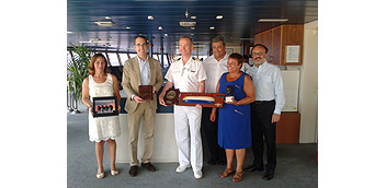 The Port of Alcudia welcomes The World cruise ship  