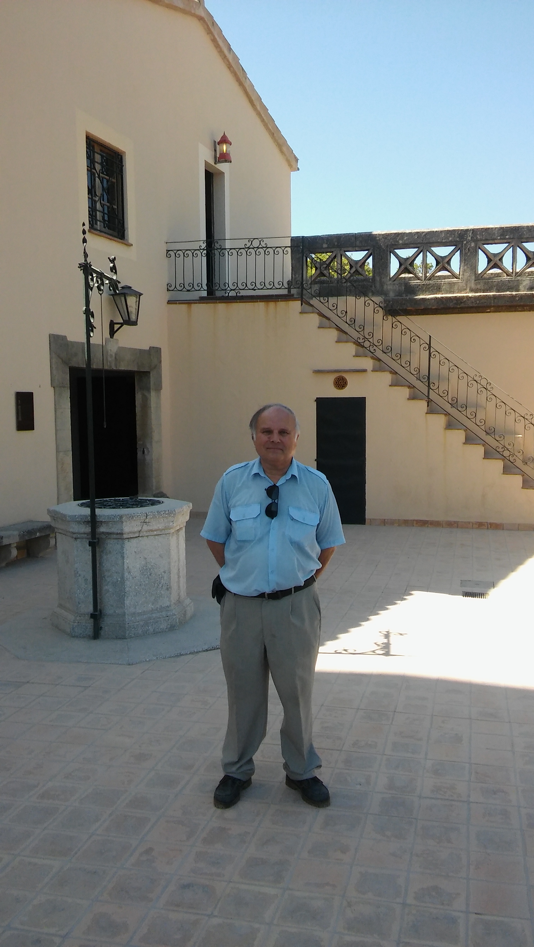 Juan Antonio García's last guided tour at the Porto Pi lighthouse