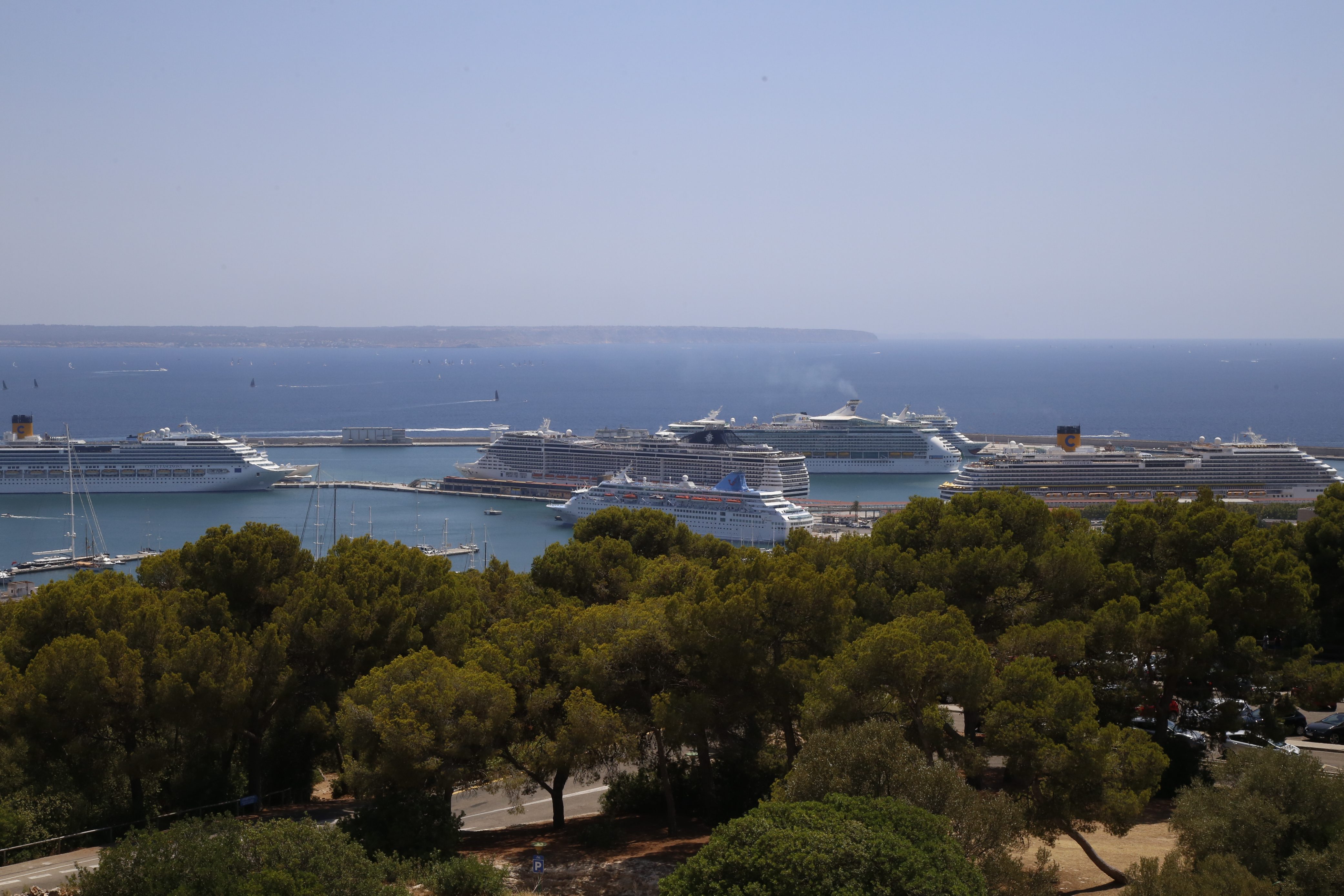 Nou rècord de passatgers de creuers en el port de Palma