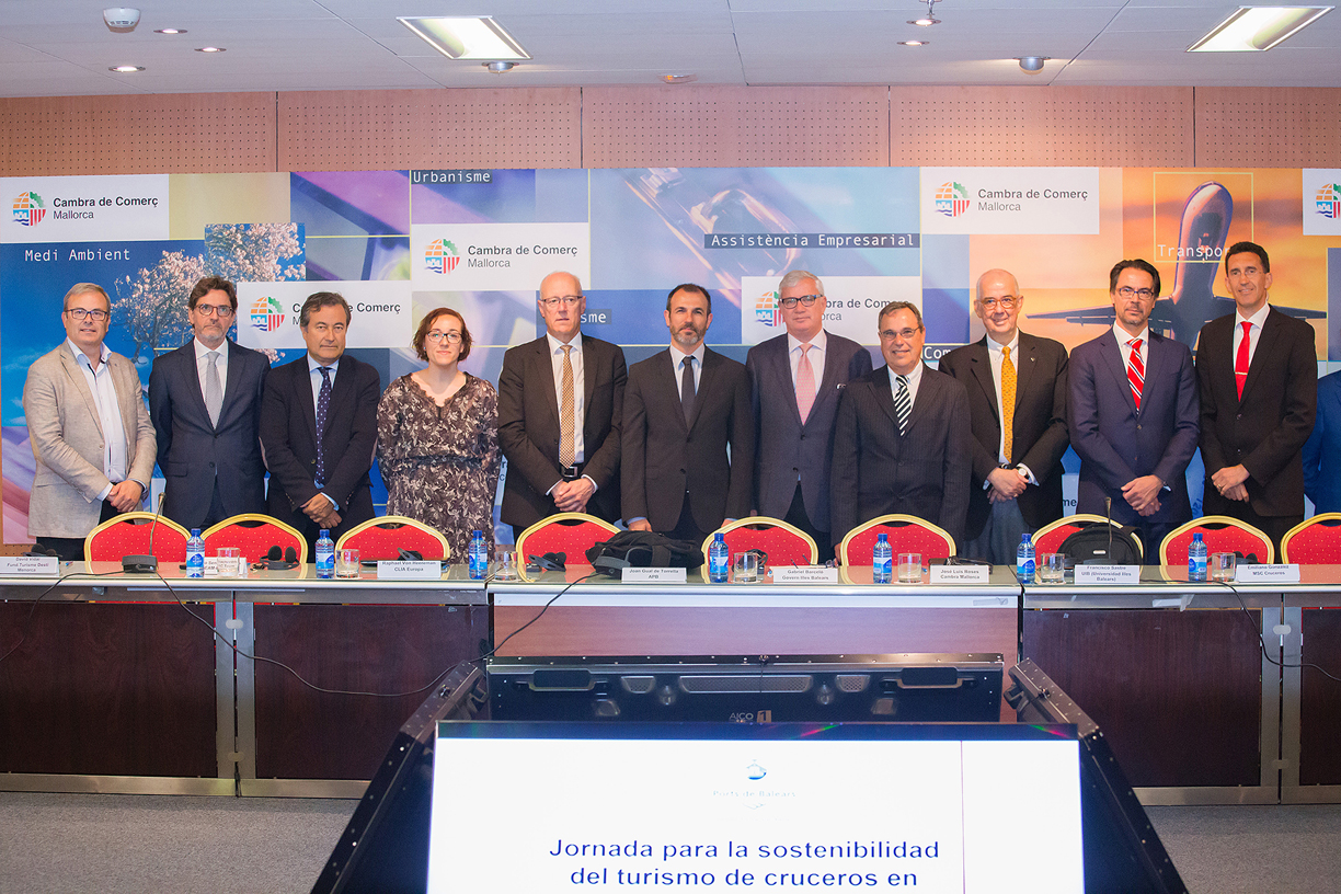 The institutions of the Balearic Islands and the private sector will work in a joint strategic plan for cruise ships