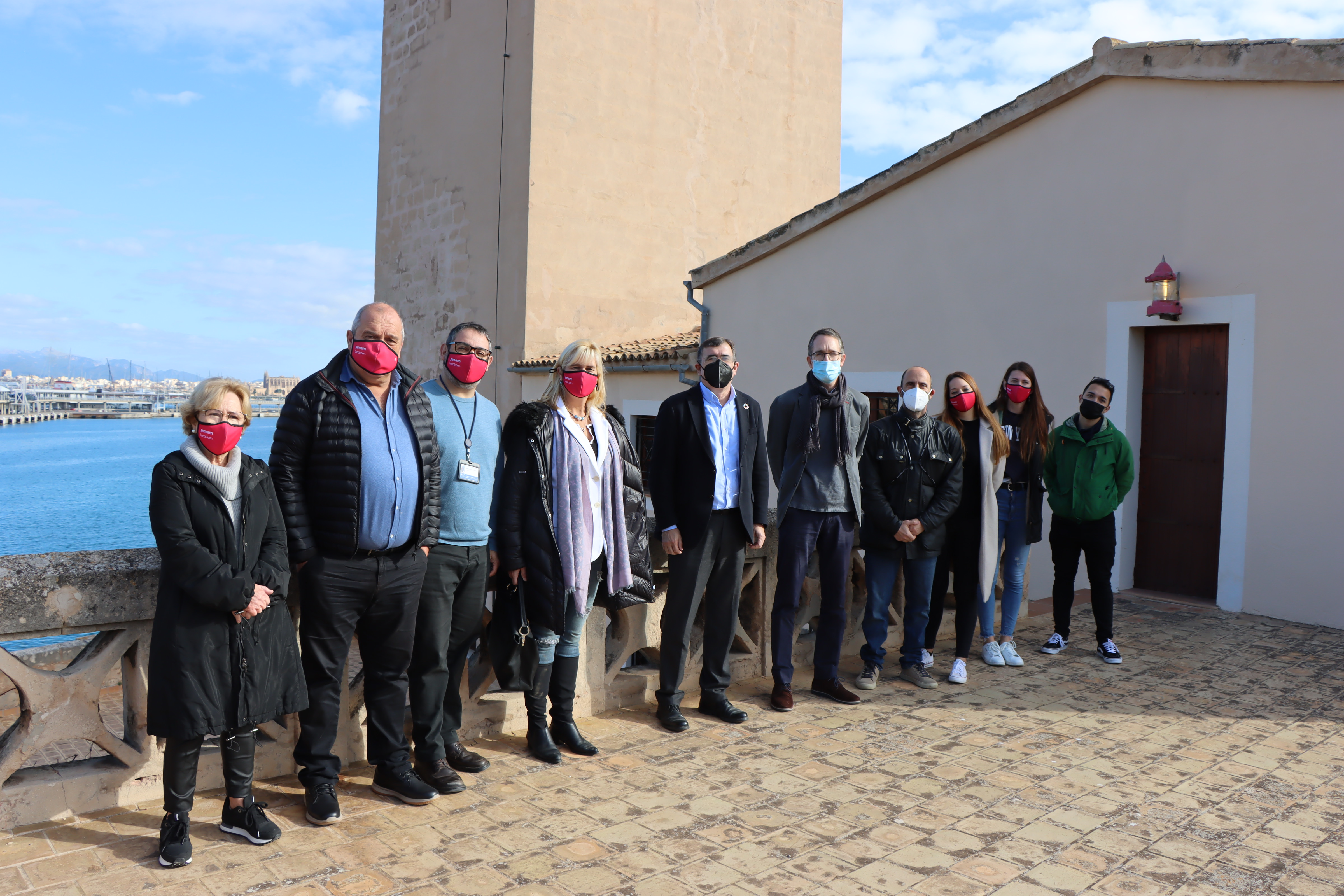 Se reanudan las visitas a la exposición de señales marítimas del faro de Portopí en el puerto de Palma