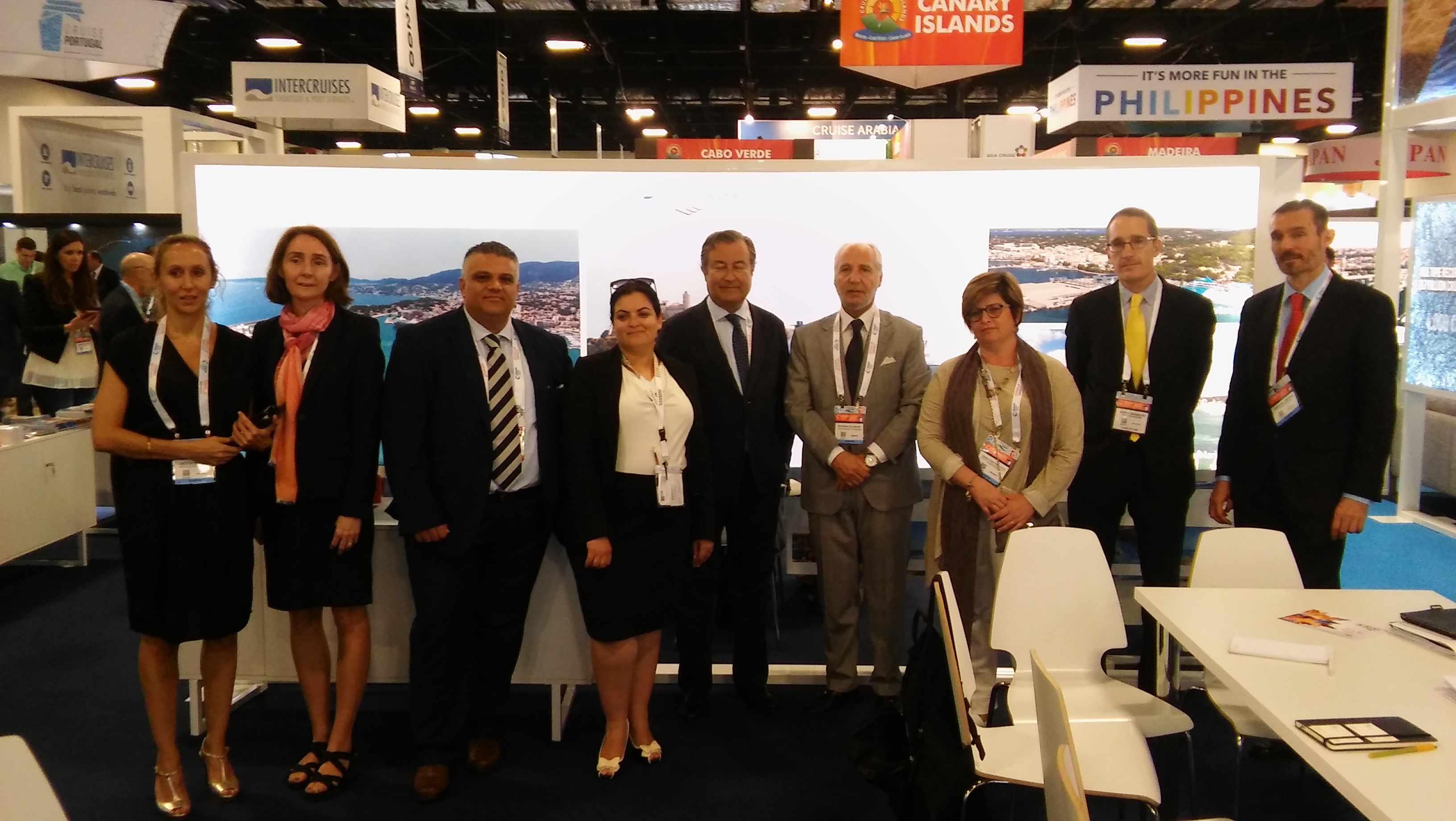 The APB presents ‘Mediterranean Routes’ at the Seatrade Cruise Global event, promoting the Port of Mahon as a destination 