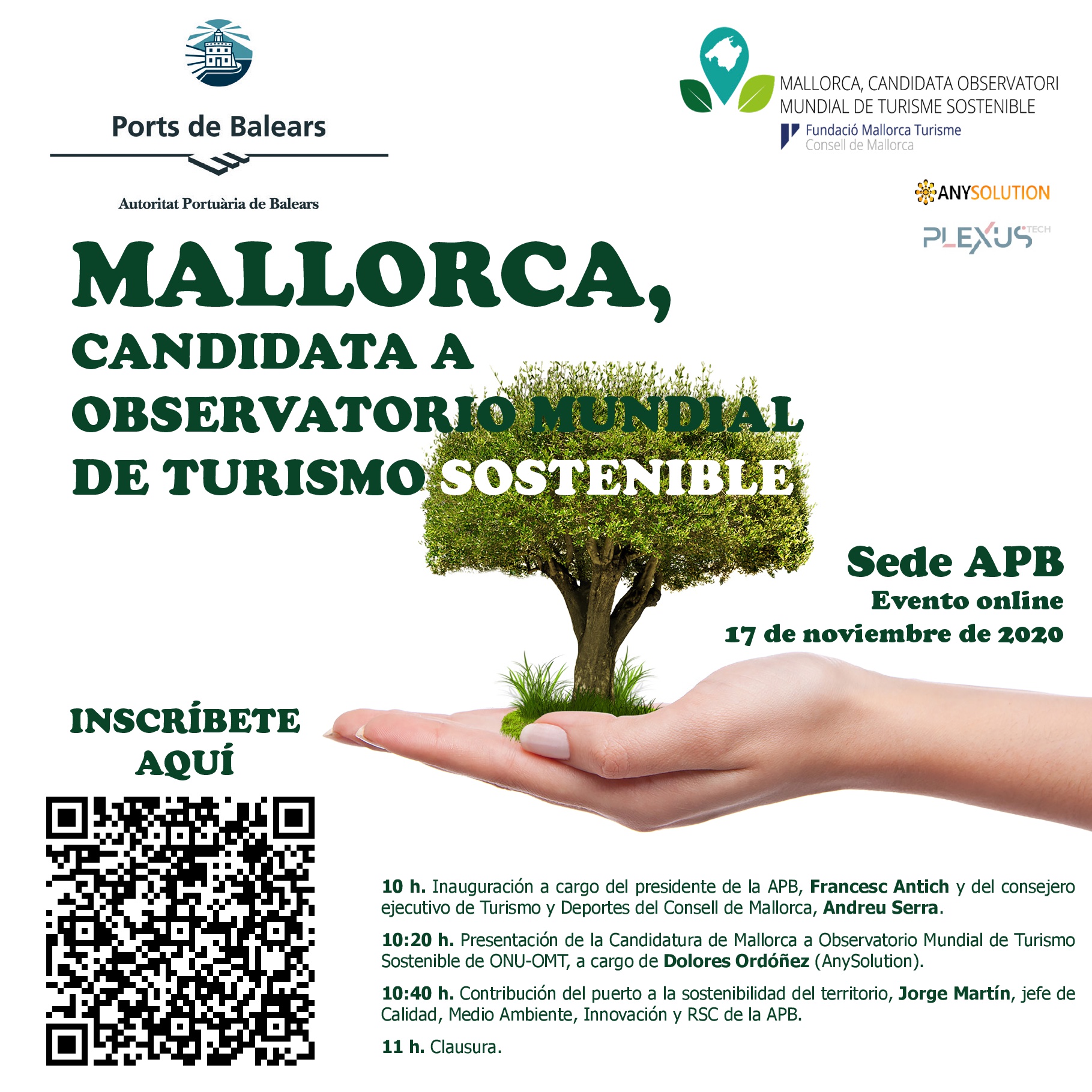 The APB supports Majorca's candidacy as a Sustainable Tourism Observatory 
