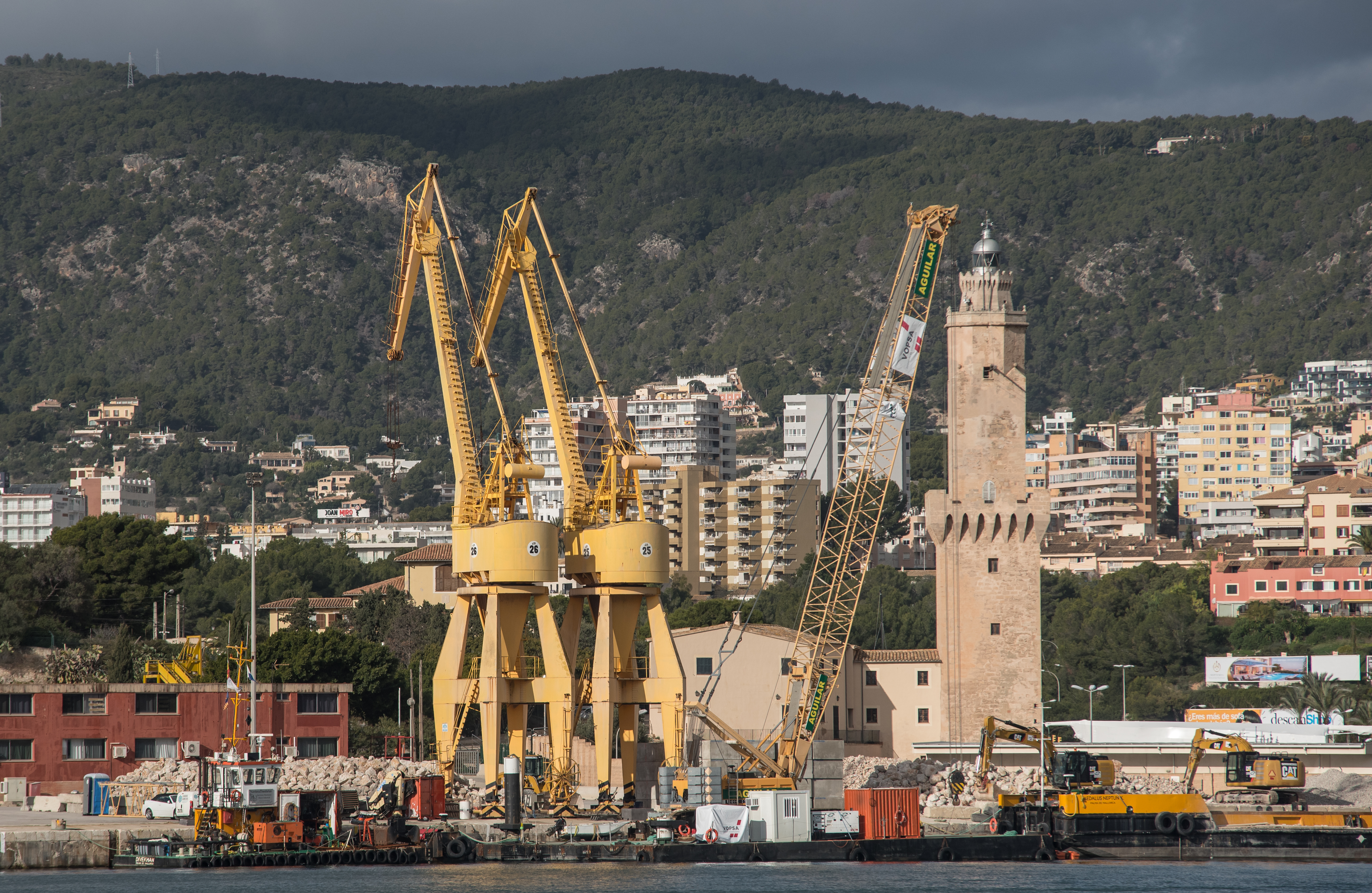 Die APB vergibt die Ausarbeitung für das Bauprojekt der neuen Anlegeplätze und Esplanaden für den Fährverkehr am West-Dock (dique del Oeste) im Hafen von Palma