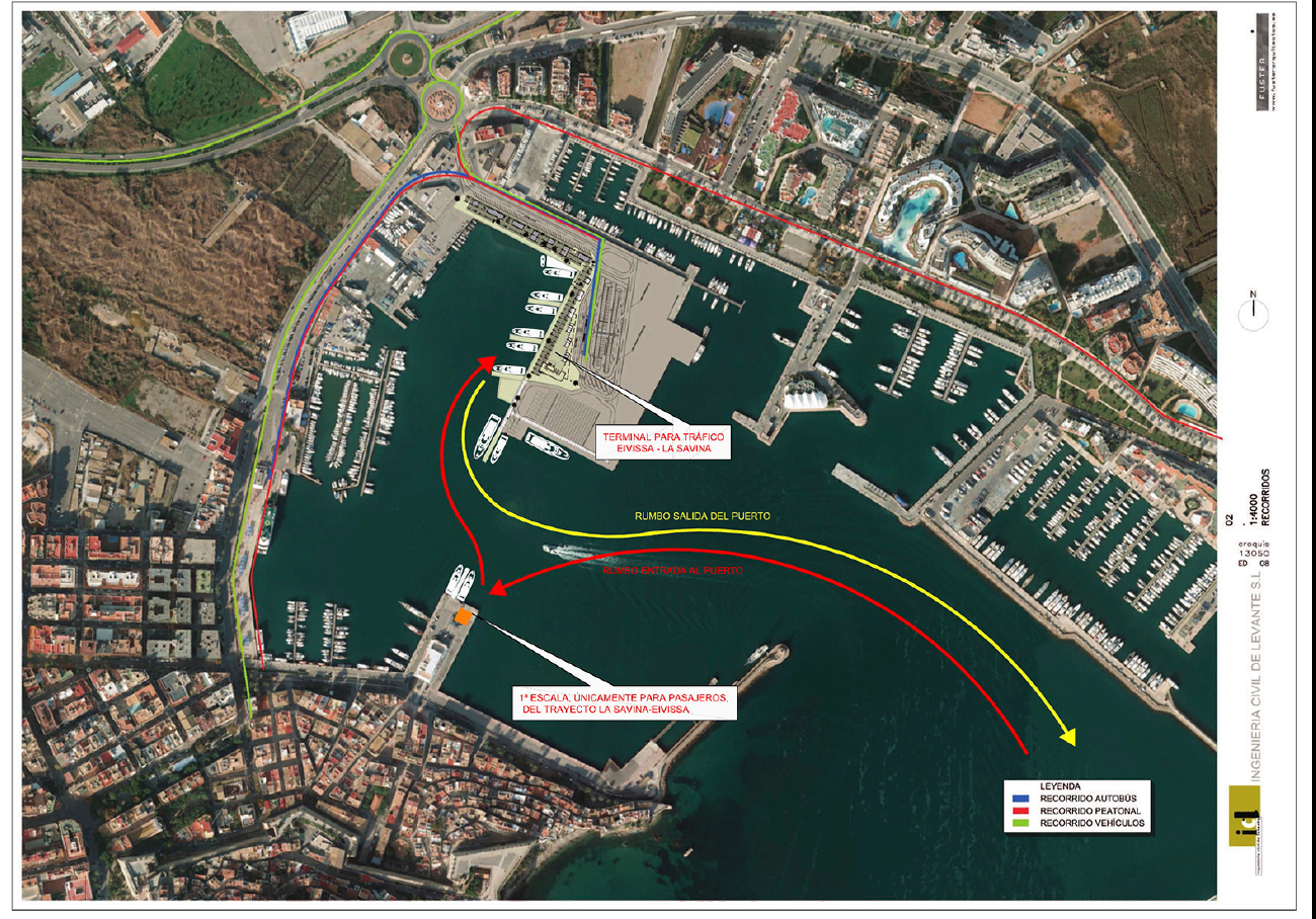 La APB posibilitará a los pasajeros de la Savina desembarcar en es Martell del puerto de Eivissa