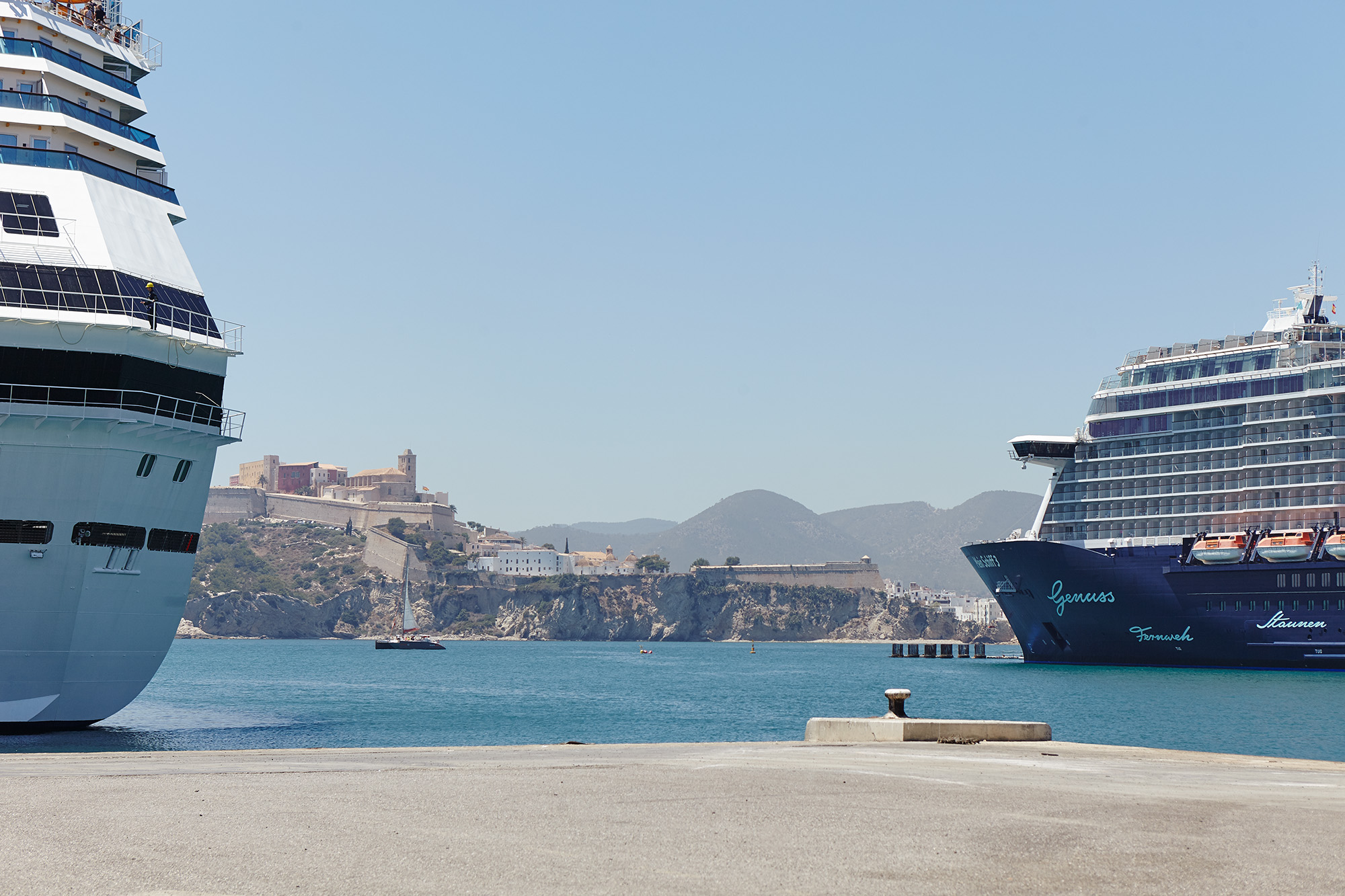 The APB anticipates a 34% increase in cruise ship stopovers at the port of Ibiza in 2017 