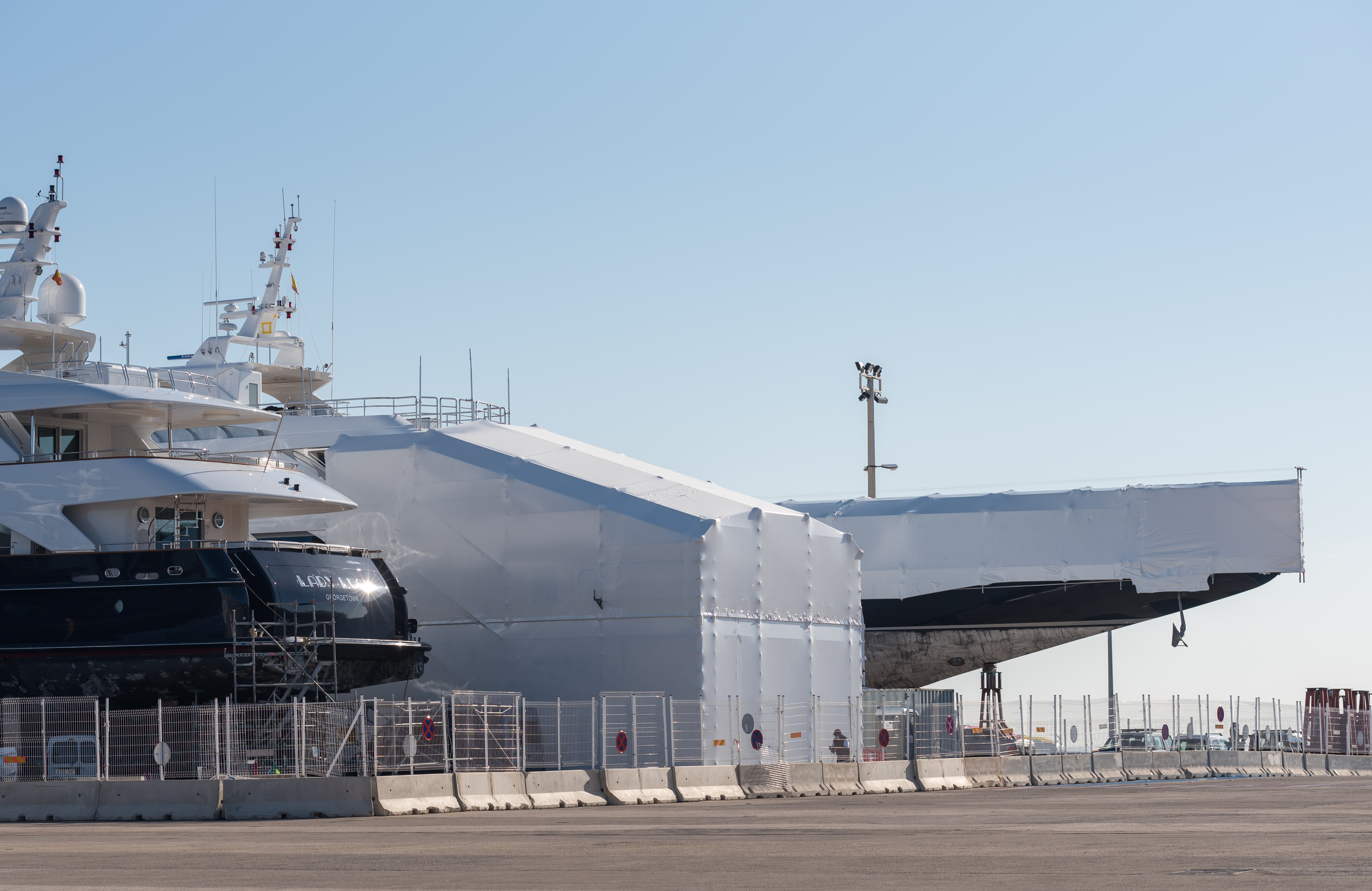 La APB aumenta en más de 56 mil metros cuadrados la superficie dedicada a reparación y mantenimiento de embarcaciones en el puerto de Palma