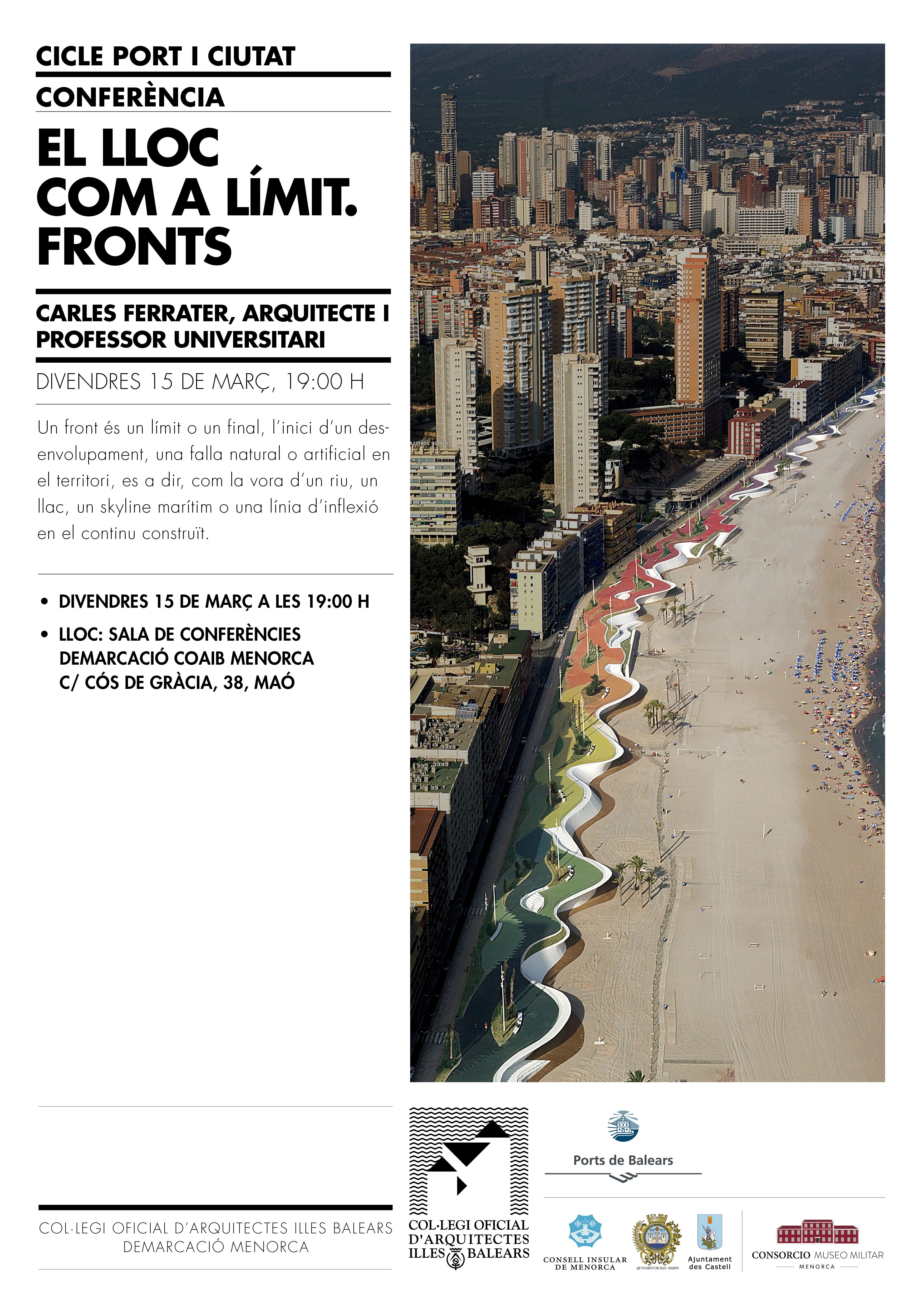 Conferencia: "El lloc com a límit. Fronts"