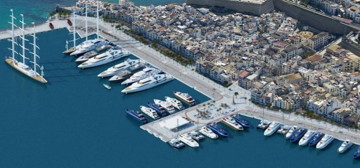The APB Chairman explains the project to redesign the seafront at the Port of Ibiza     