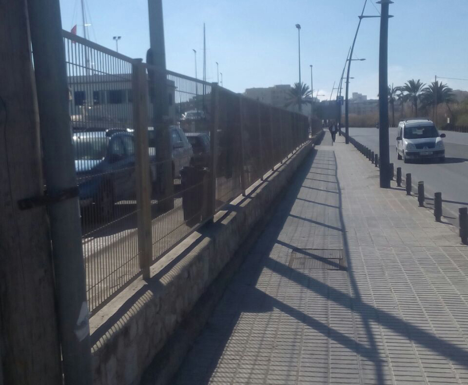The APB will move away the fences of the Santa Eulalia Avenue at Ibiza’s Port