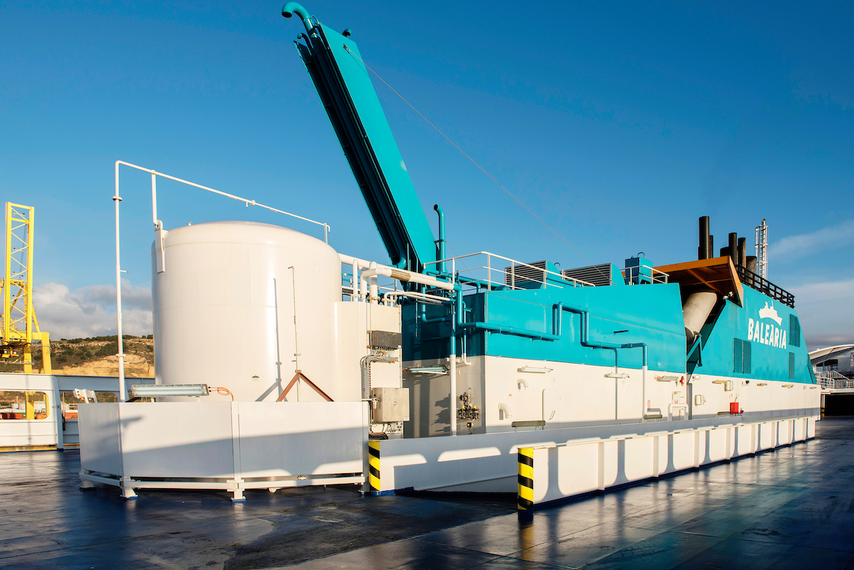 Baleària i Gas Natural Fenosa porten a Mallorca el primer motor de gas natural d'Espanya en un vaixell de passatge