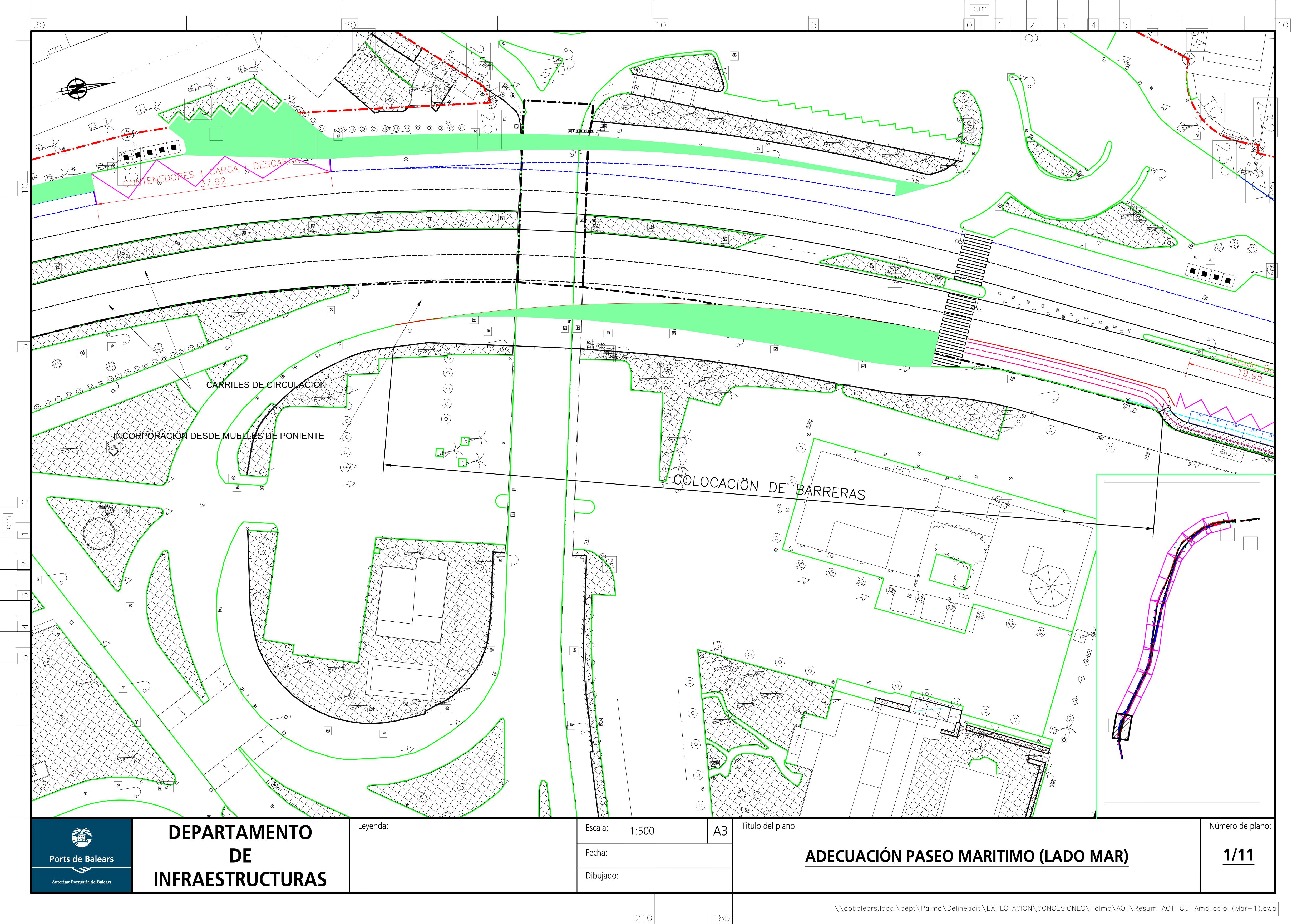 The City Council and the Port Authority agree to permanently increase the space available to pedestrians and cyclists on the seafront promenade