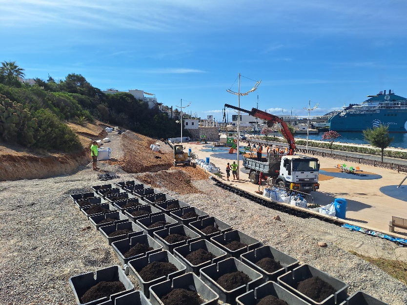 El puerto de Eivissa pone en marcha un proyecto piloto de biotecnología para la generación de energía a partir de plantas 