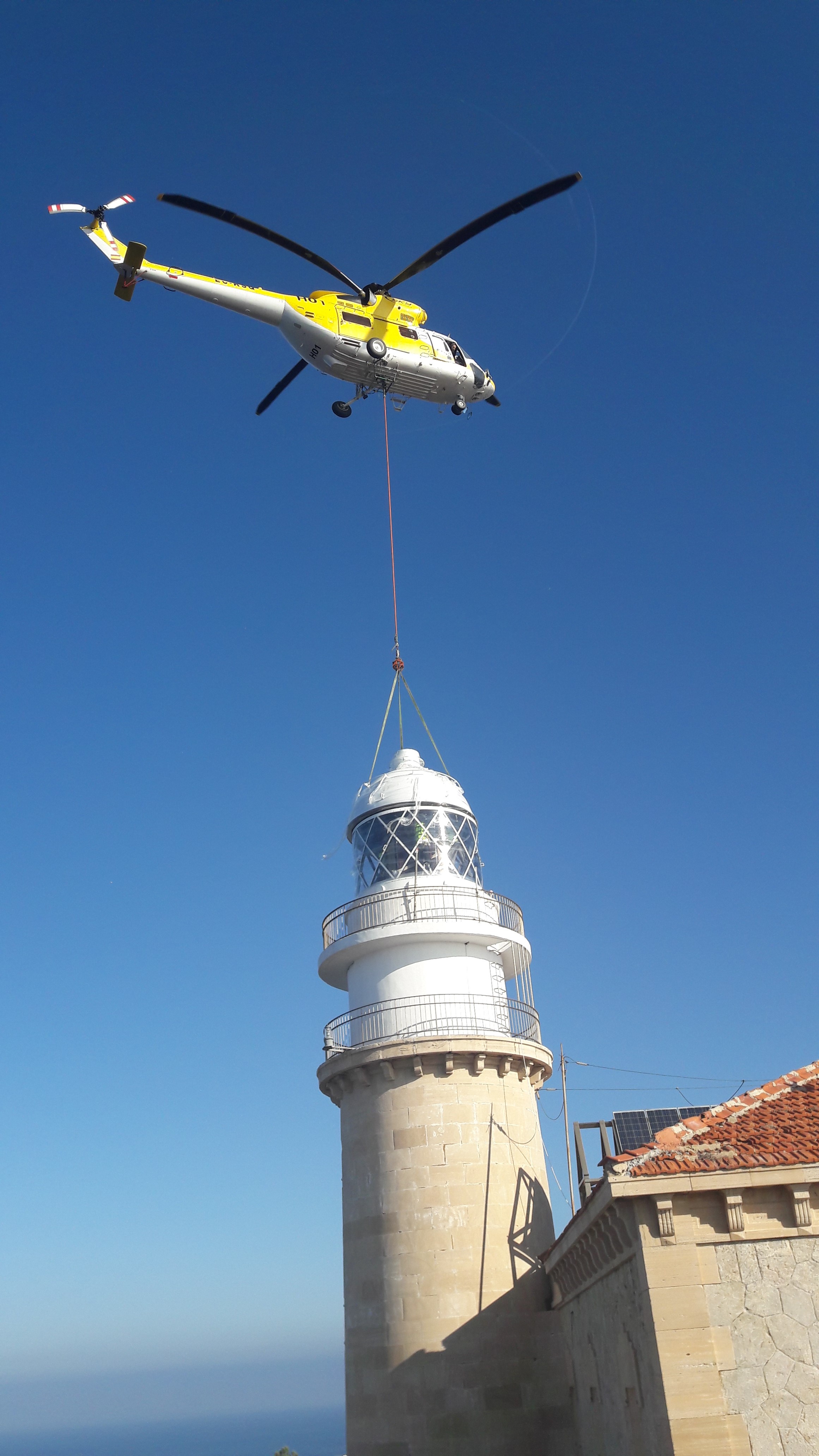 THE APB FINALISES THE REFURBISHMENT WORK ON THE LLEBEIG LIGHTHOUSE ON SA DRAGONERA