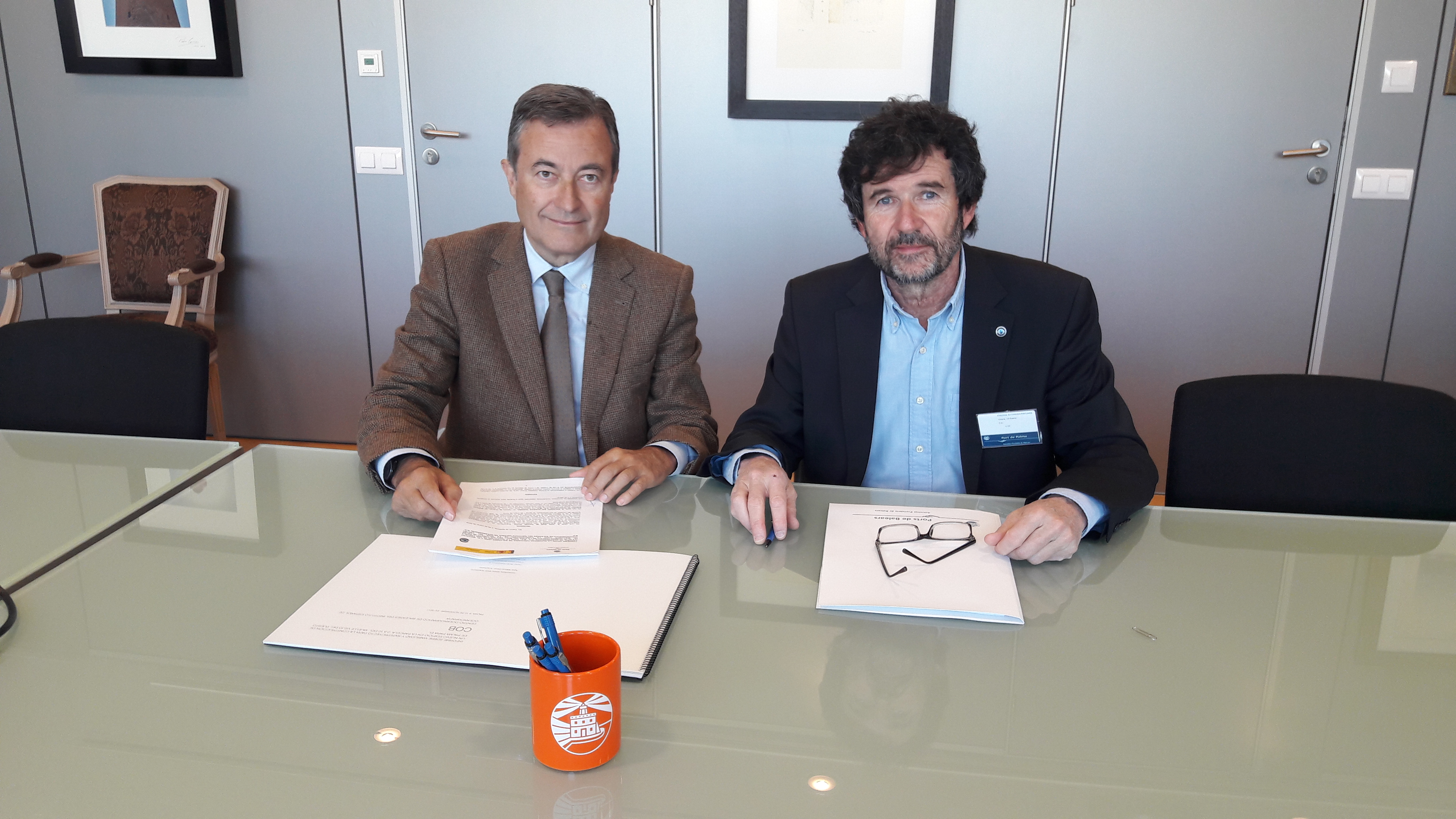 THE PORT AUTHORITY OF THE BALEARIC ISLANDS AND THE SPANISH INSTITUTE OF OCEANOGRAPHY SIGN THE AGREEMENT THAT WILL ALLOW THE CONSTRUCTION OF THE NEW IEO HEADQUARTERS IN THE PORT OF PALMA
