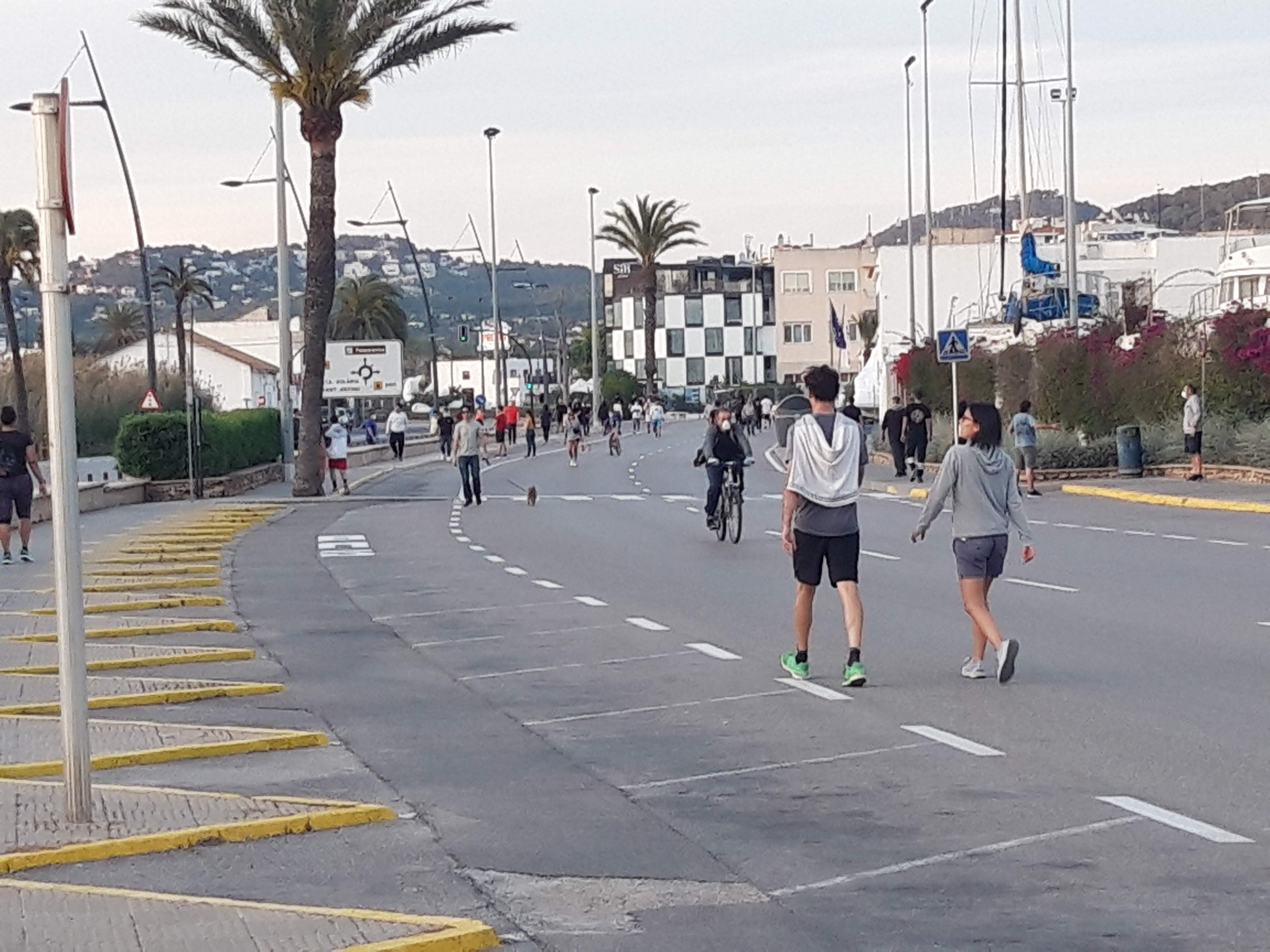The APB restricts road traffic in the Port of Ibiza in favour of pedestrian use