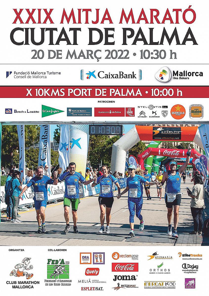 lotería reputación césped Media Maratón Ciudad de Palma y 10 km Puerto de Palma | Ports de Balears