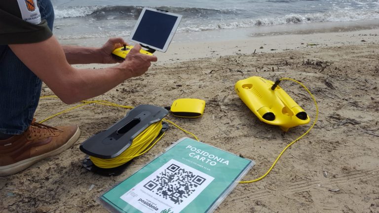 ROBOTS SUBMARINOS PARA CONTROLAR LOS FONDEOS SOBRE POSIDONIA