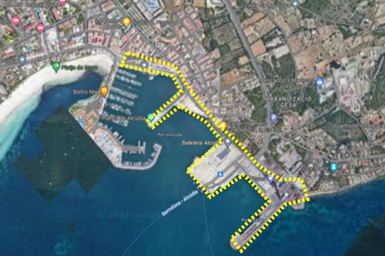 La millora de l'eficiència energètica de l'enllumenat del port d'Alcúdia reduirà un 50% el consum energètic