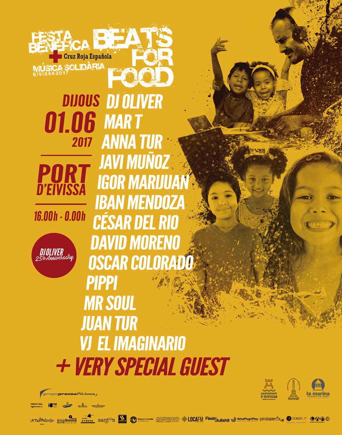 Festival a favor de Cruz Roja Ibiza "Beats for Food"