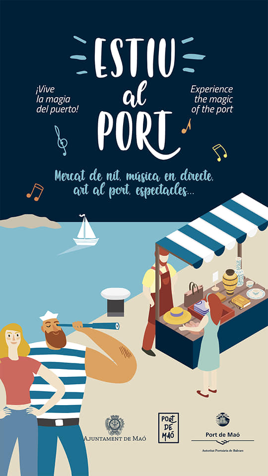 IV Estiu al port: Mercado de noche, música y arte en el puerto.