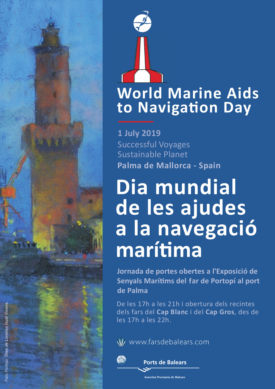 LA APB PROTAGONIZA LOS ACTOS DE CONMEMORACIÓN DEL DÍA MUNDIAL DE LAS AYUDAS A LA NAVEGACIÓN MARÍTIMA Y ORGANIZA ACTIVIDADES EN TODAS LAS ISLAS