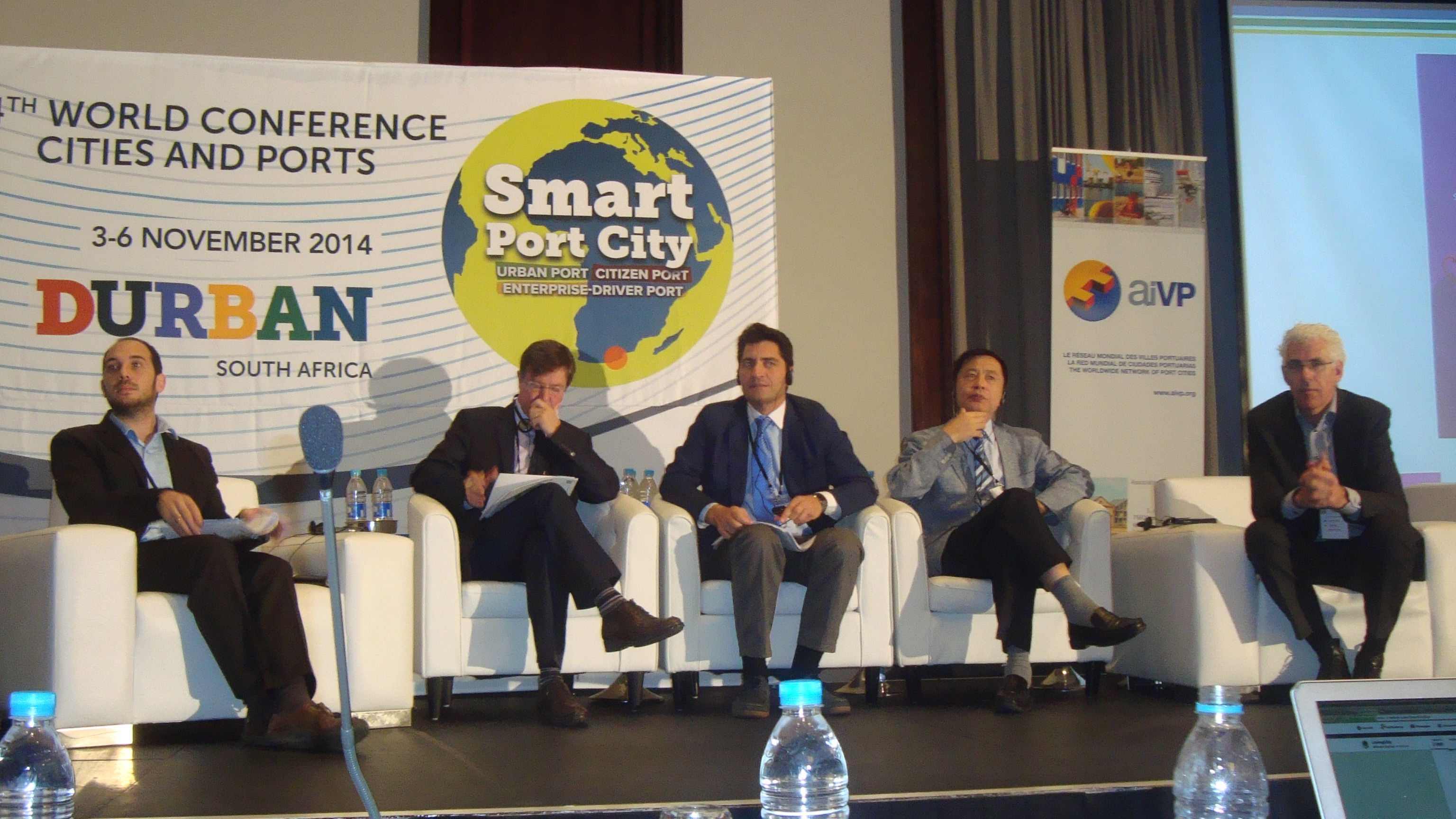 Presentación de la Plataforma de Innovación Portuaria en Durban, Sudáfrica.