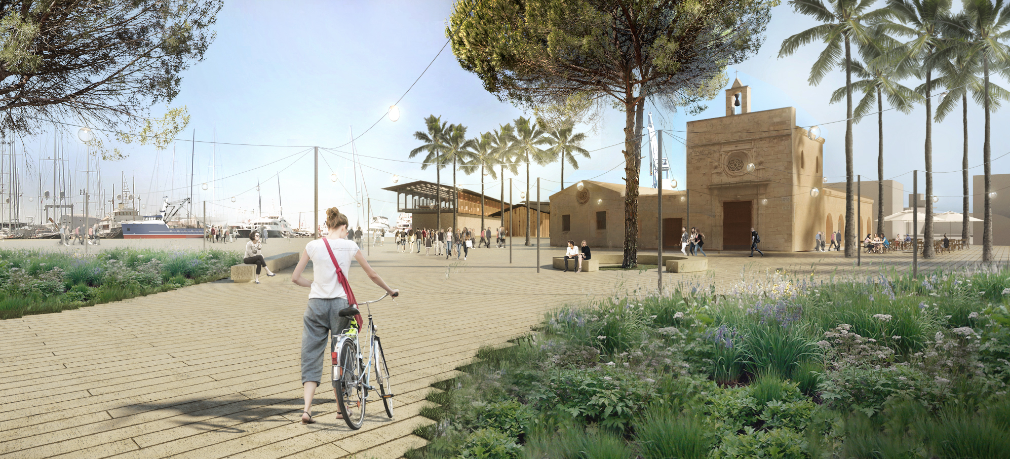 THE APB ASKS UTE ISLA ARQUITECTOS CONTRAMOLLET TO DRAFT THE BASIC PLAN FOR REDEVELOPING THE CONTRAMUELLE-MOLLET AREA AT THE PORT OF PALMA