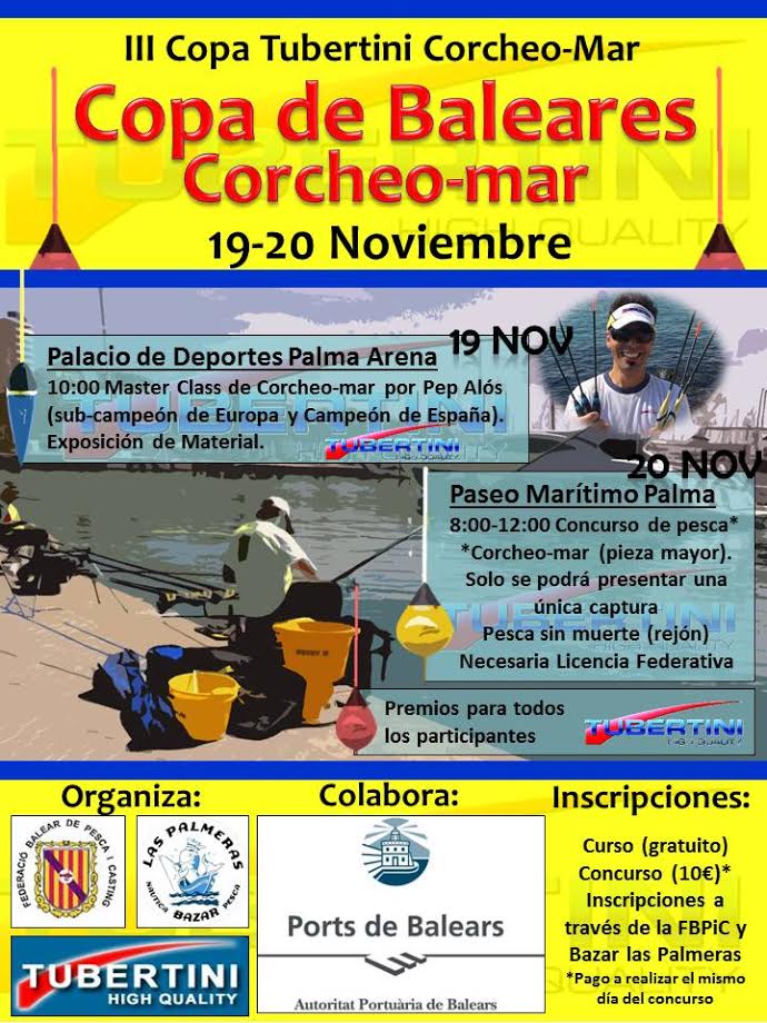Copa de Baleares de Pesca Deportiva Modalidad Corcheo-Mar (Captura y Suelta)