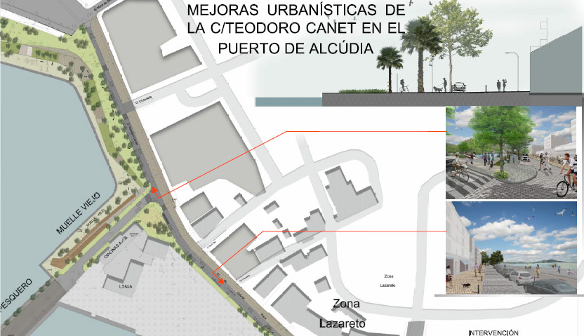 THE PORT AUTHORITY OF THE BALEARIC ISLANDS IS TO EXTEND PEDESTRIAN ACCESS FROM THE PROMENADE TO THE HARBOUR STATION AT THE PORT OF ALCUDIA 