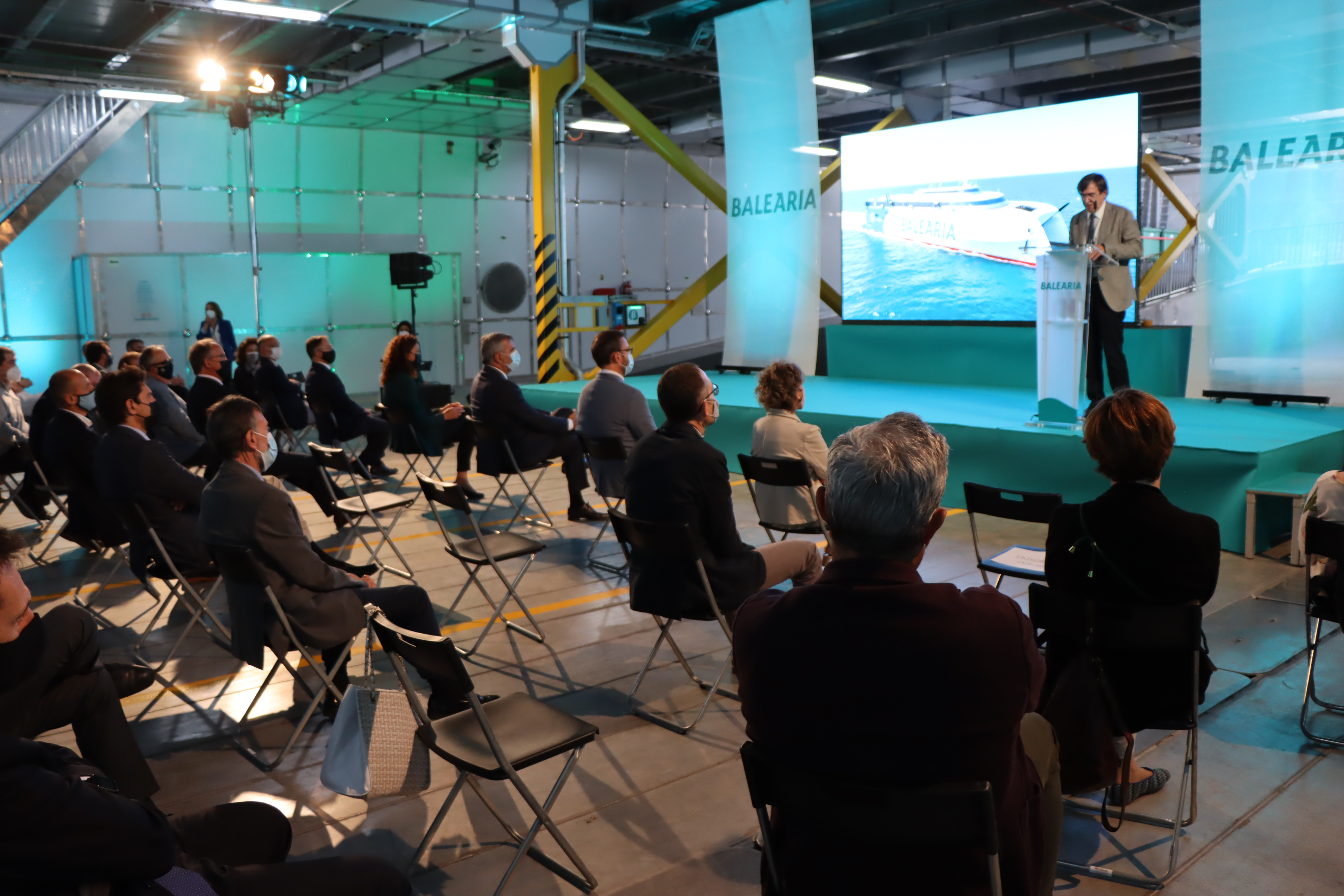 The ports of Palma and Eivissa host the presentation of Baleària's Eleanor Roosevelt, a symbol of its commitment to eco-efficiency and innovation