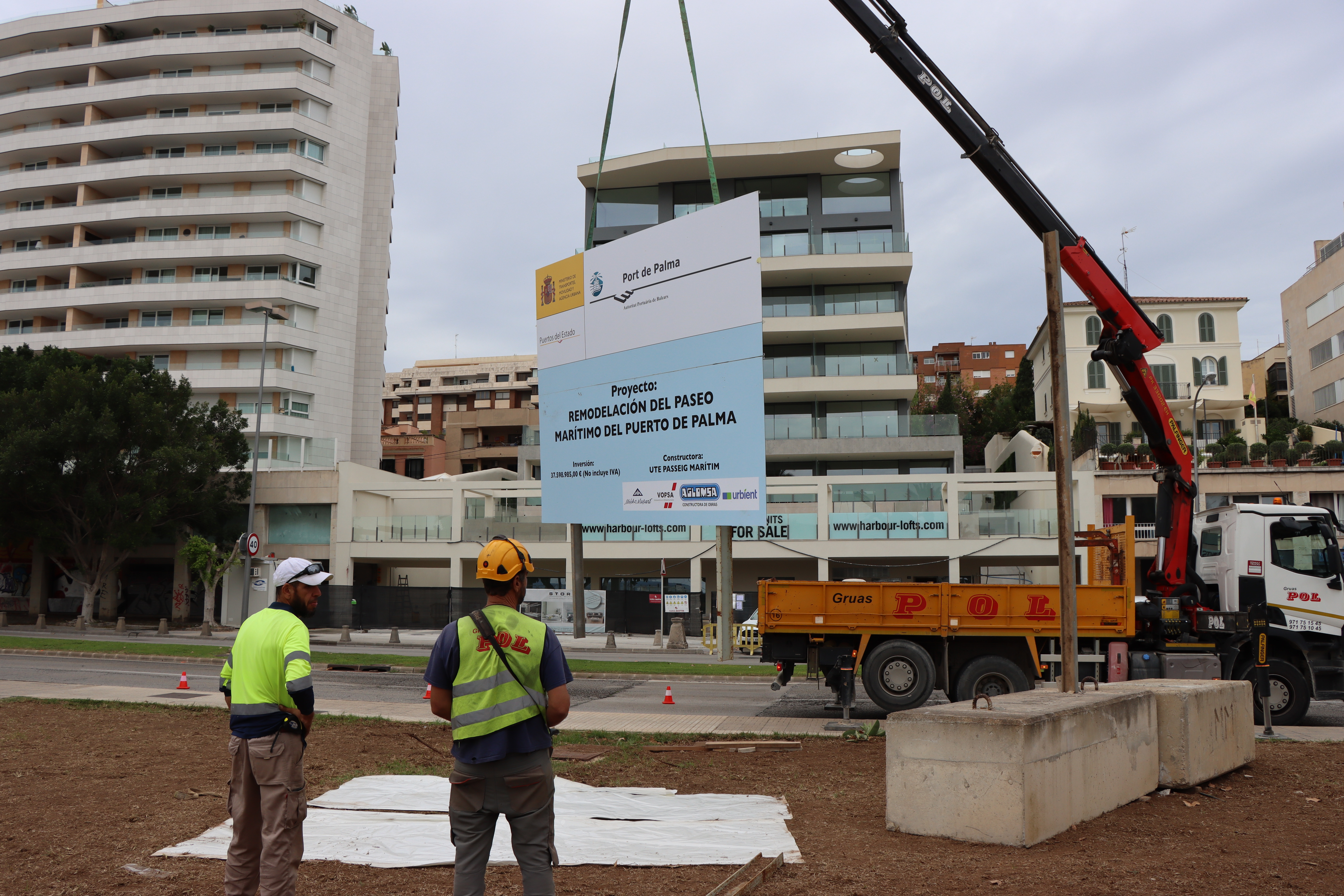 Die Arbeiten an der neuen Strandpromenade von Palma haben begonnen