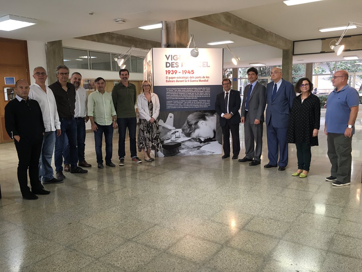 La Exposición ‘Vigilados desde el Cielo 1939-1945. El papel estratégico de los puertos de las Baleares durante la 2ª Guerra Mundial’ aterriza en la UIB