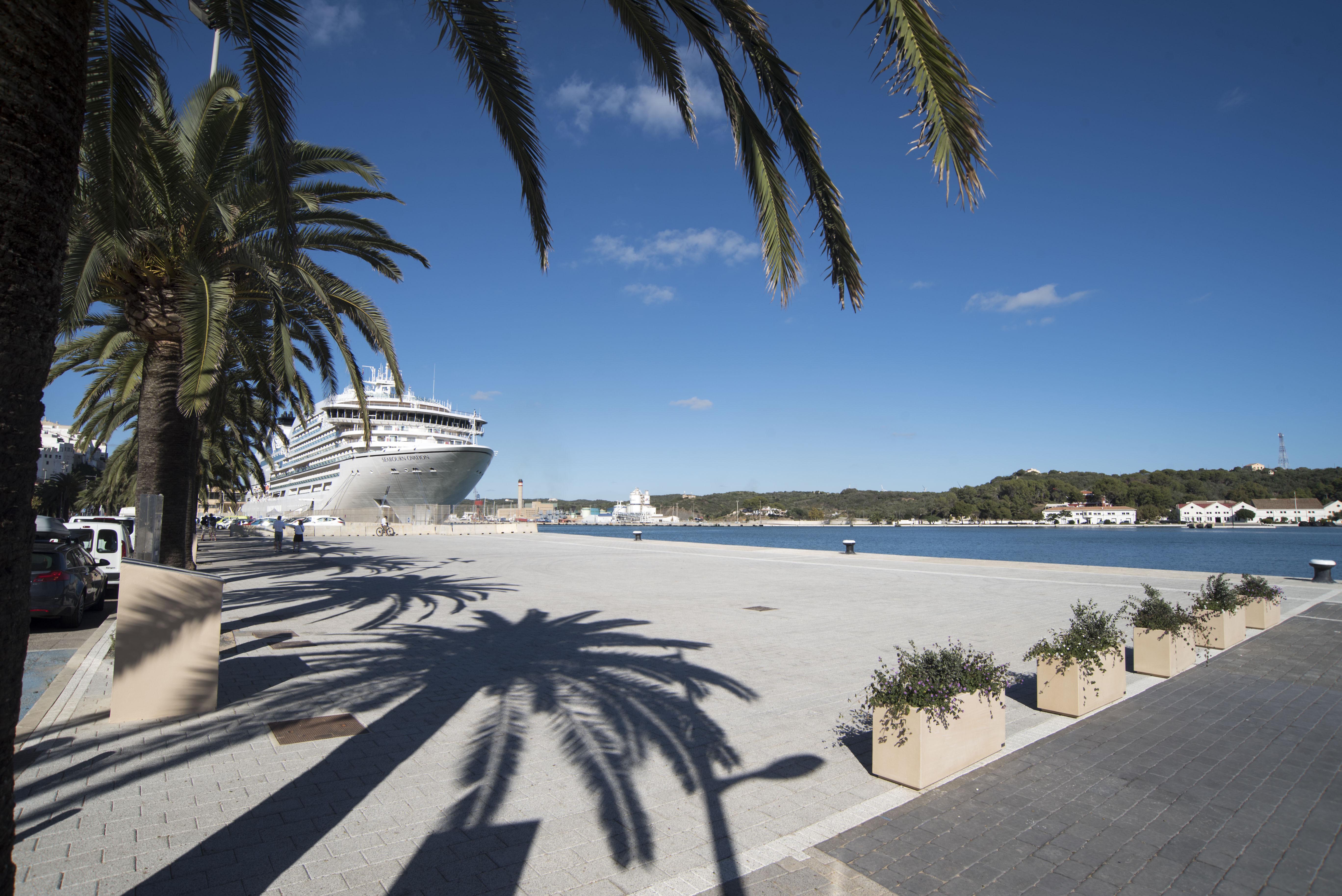 El moll de creuers del port de Maó comptarà amb un nou parc infantil