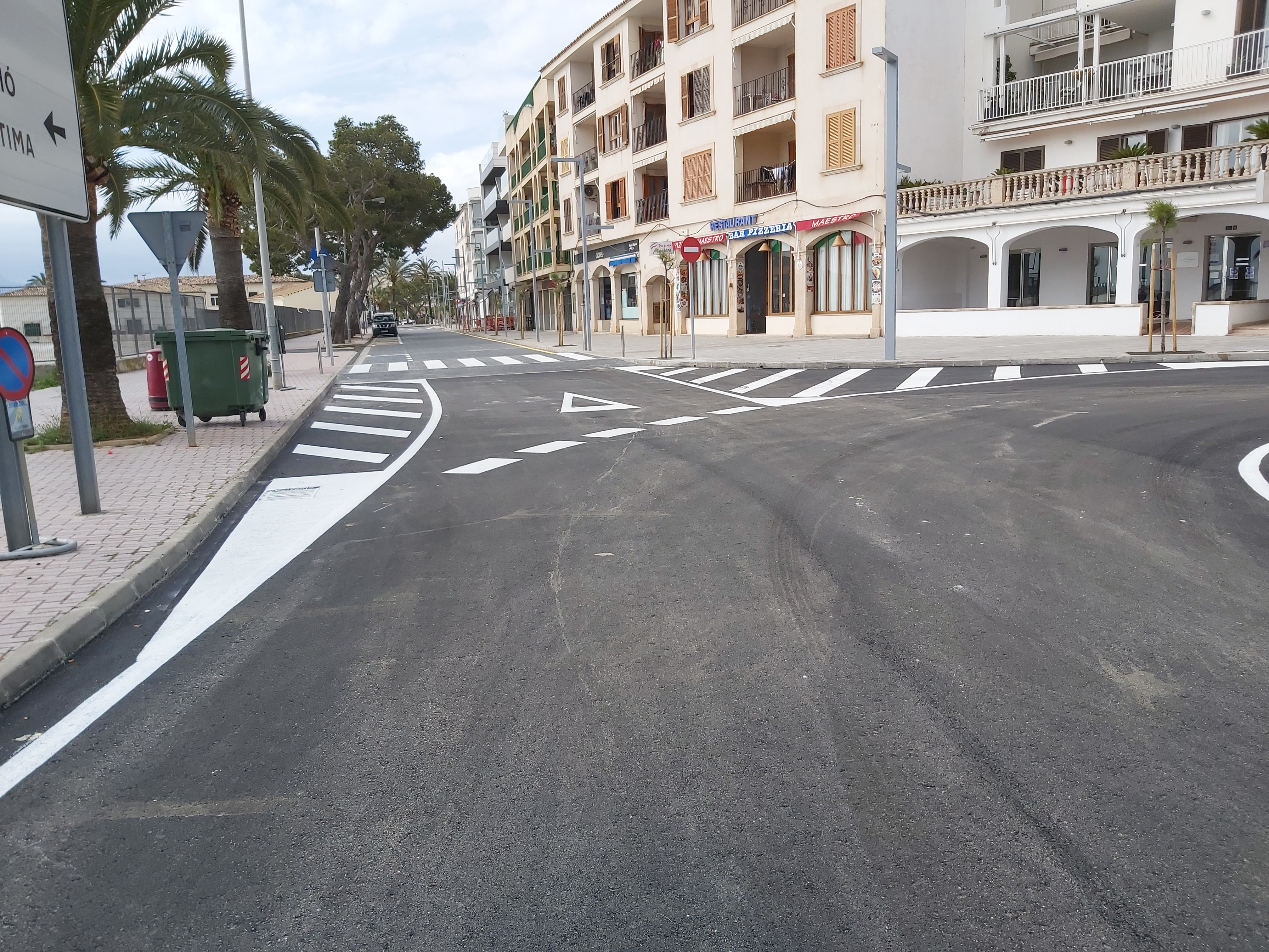 Abierto al público el tramo de las calles Teodor Canet y Gabriel Roca del puerto de Alcúdia