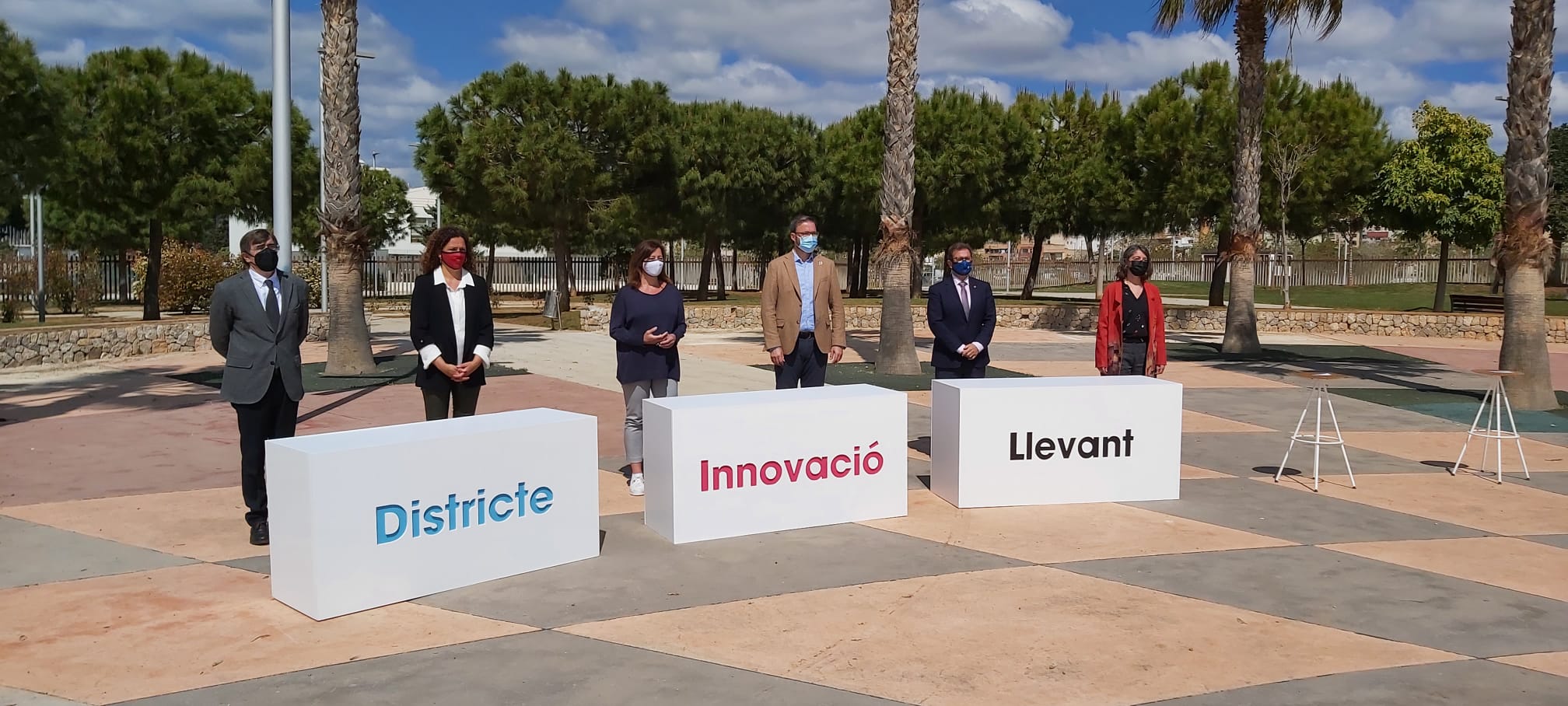 Ajuntament, Govern, Consell de Mallorca, UIB i Autoritat Portuària signen un protocol de col·laboració per desenvolupar el Districte d’Innovació del Nou Llevant - Façana Marítima 