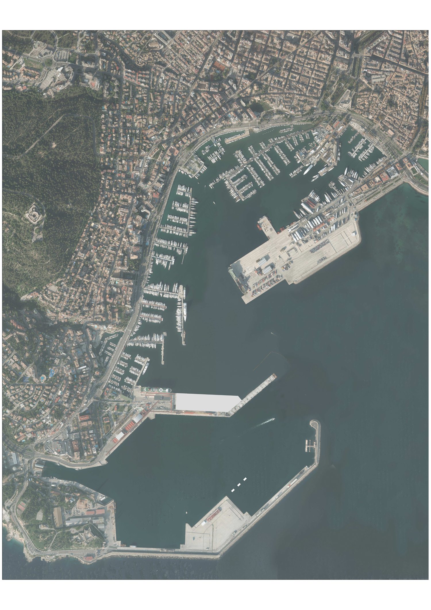 Concurso público para ampliar el Muelle Poniente Norte del puerto de Palma 