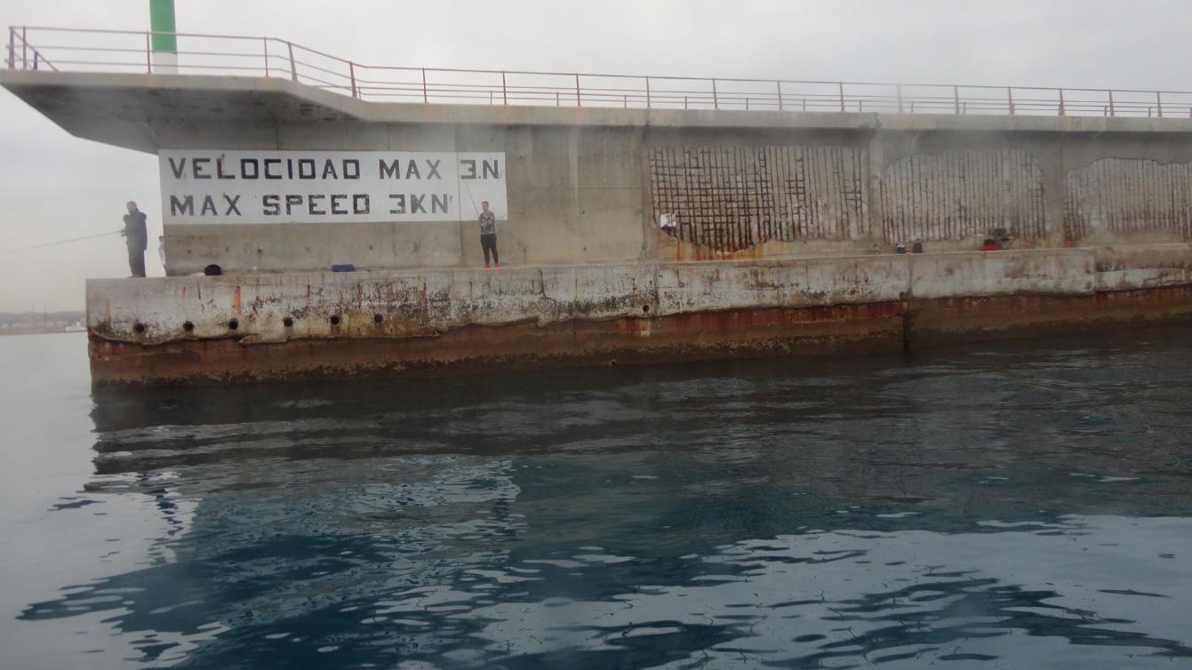 Comienzan las obras de rehabilitación del dique del Botafoc