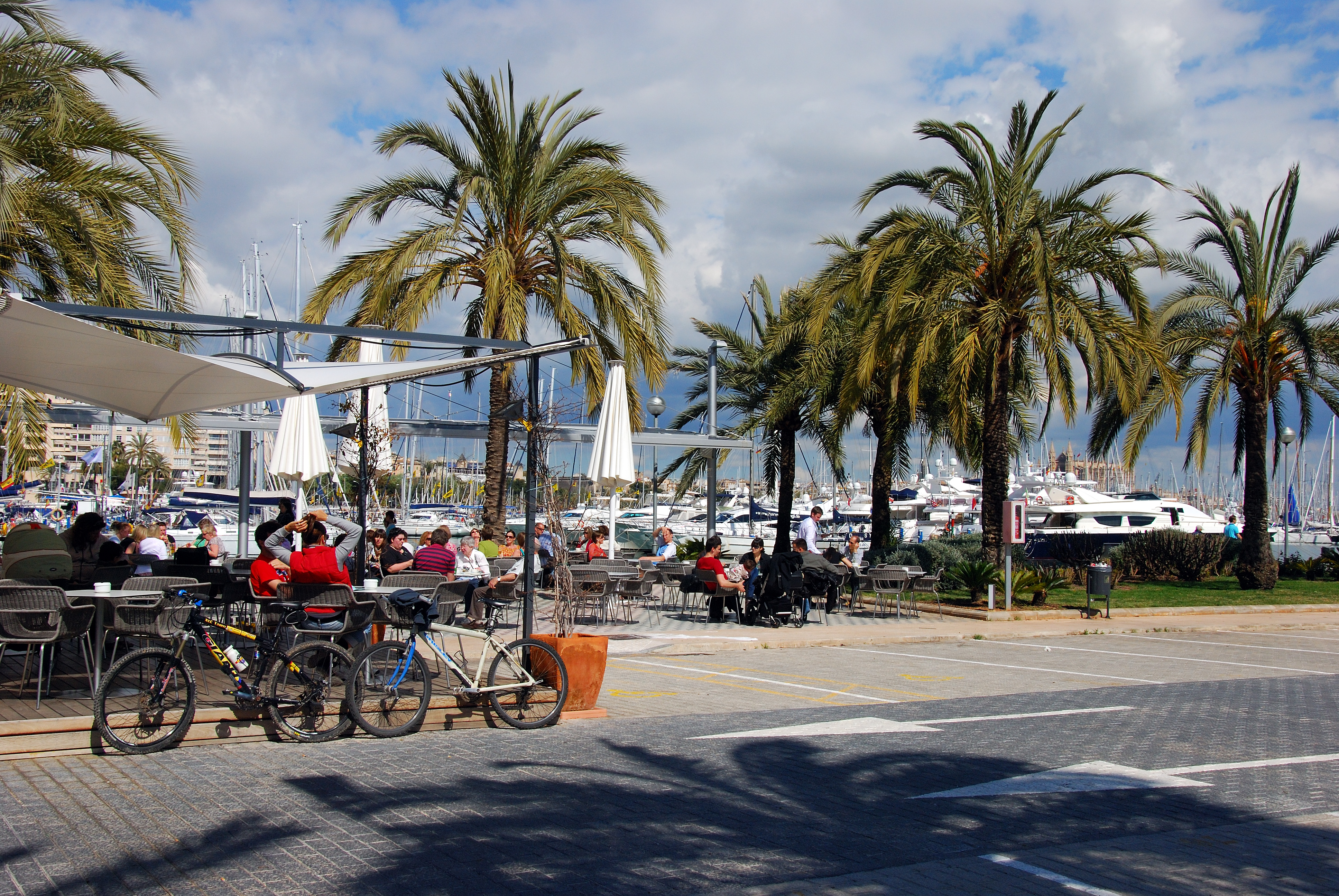The Port Authority of the Balearic Islands reduces fees for outdoor café and restaurants to the legal minimum
