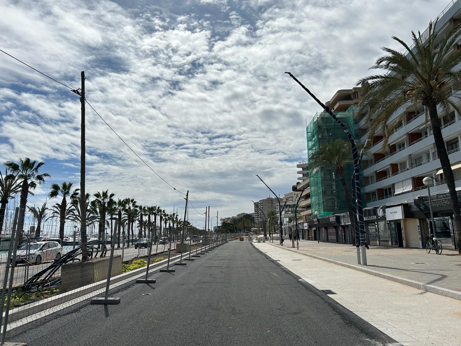 La APB pone en servicio parte de las obras del paseo Marítimo de Palma ...