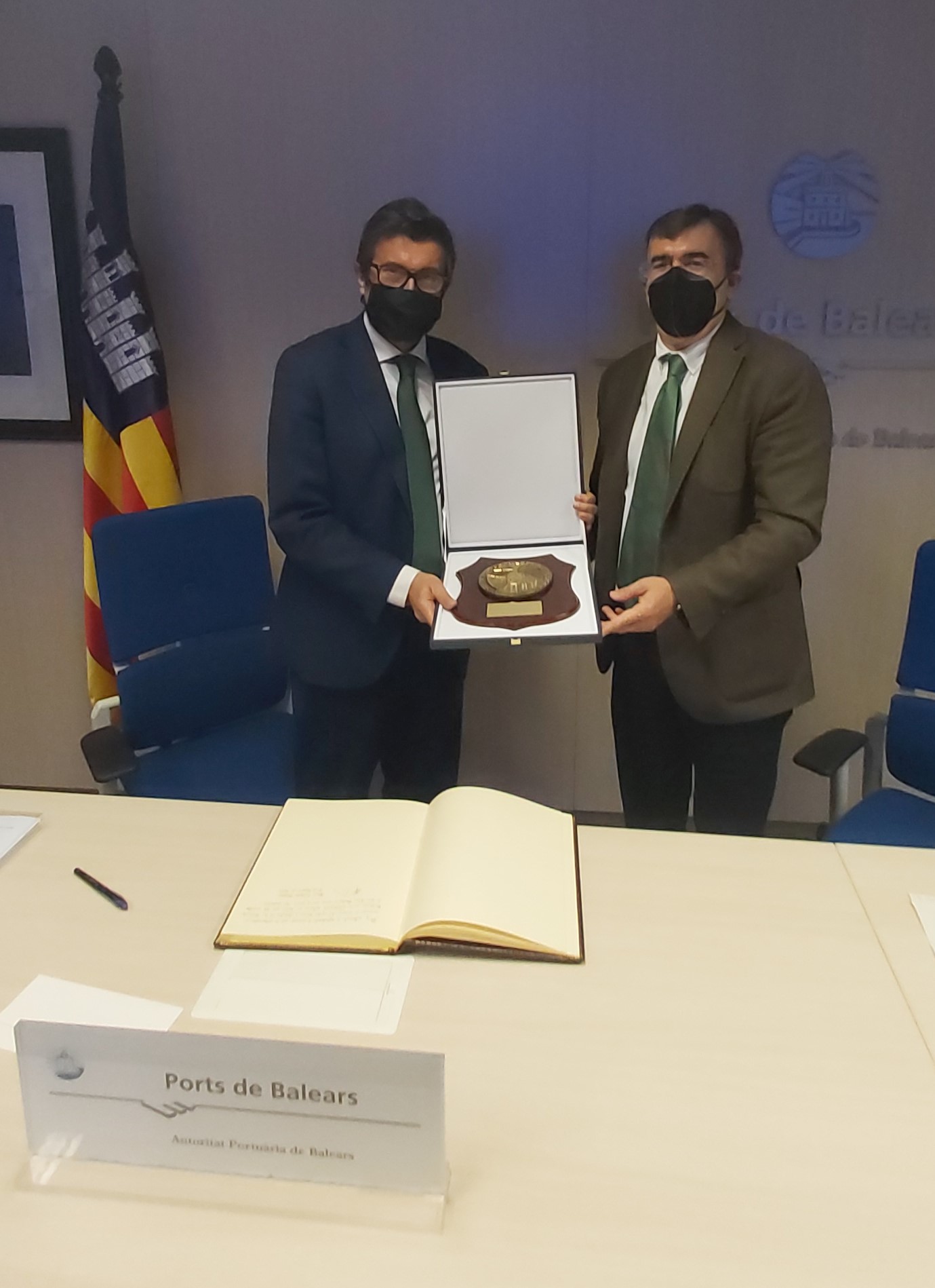 El president de Ports de l'Estat visita el port de Palma