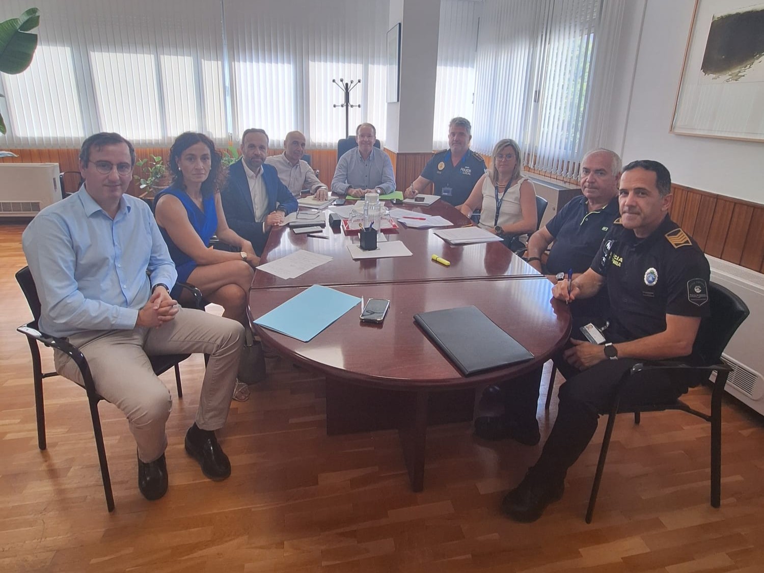 APB y la Policía Local de Palma se coordinan para regular la ocupación del dominio público de las terrazas del paseo Marítimo