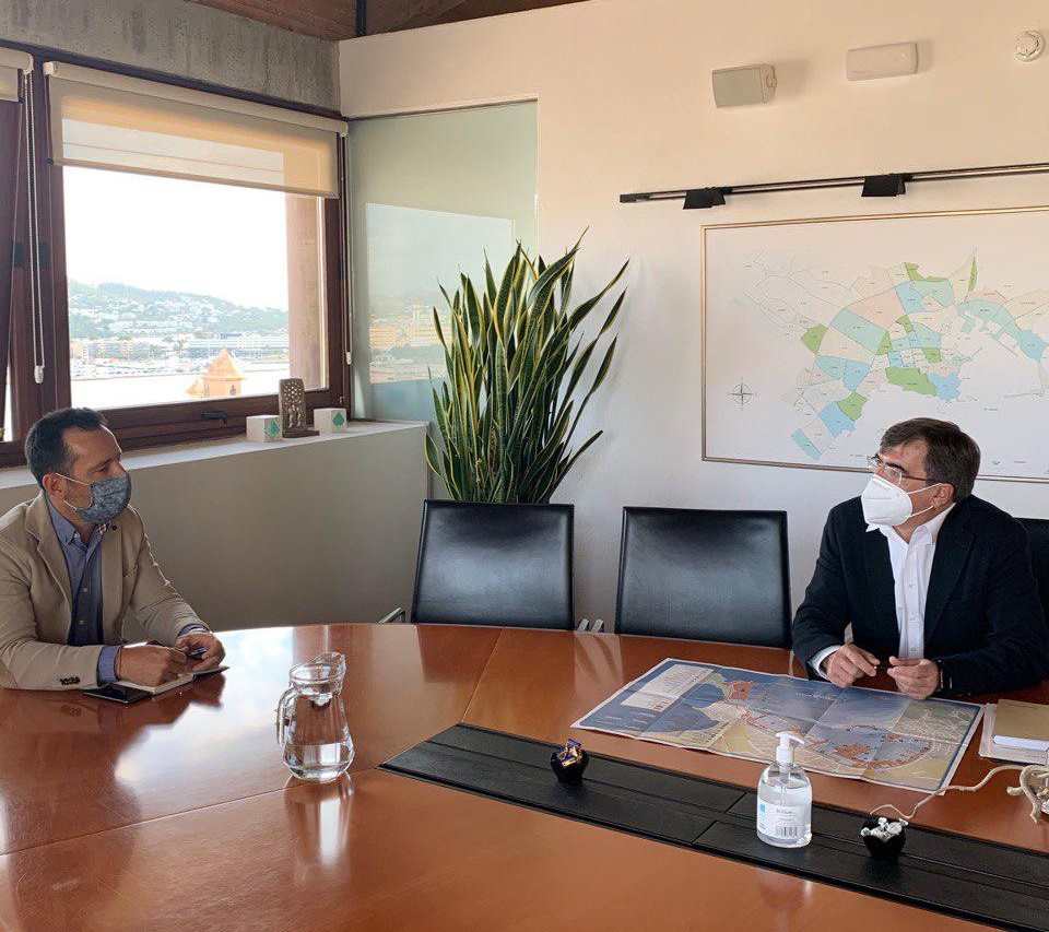 The Chairman of the APB announces the start of the procedure to integrate the Avenida de Santa Eulària into the Port of Ibiza