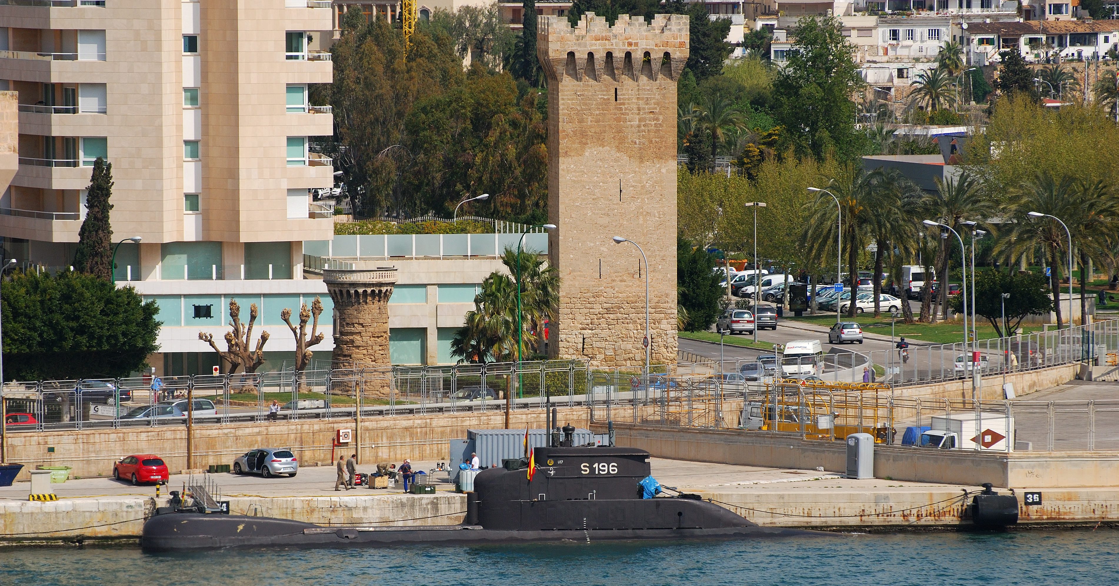 La APB licita la mejora y acondicionamiento del Torreón de Paraires en el puerto de Palma. 