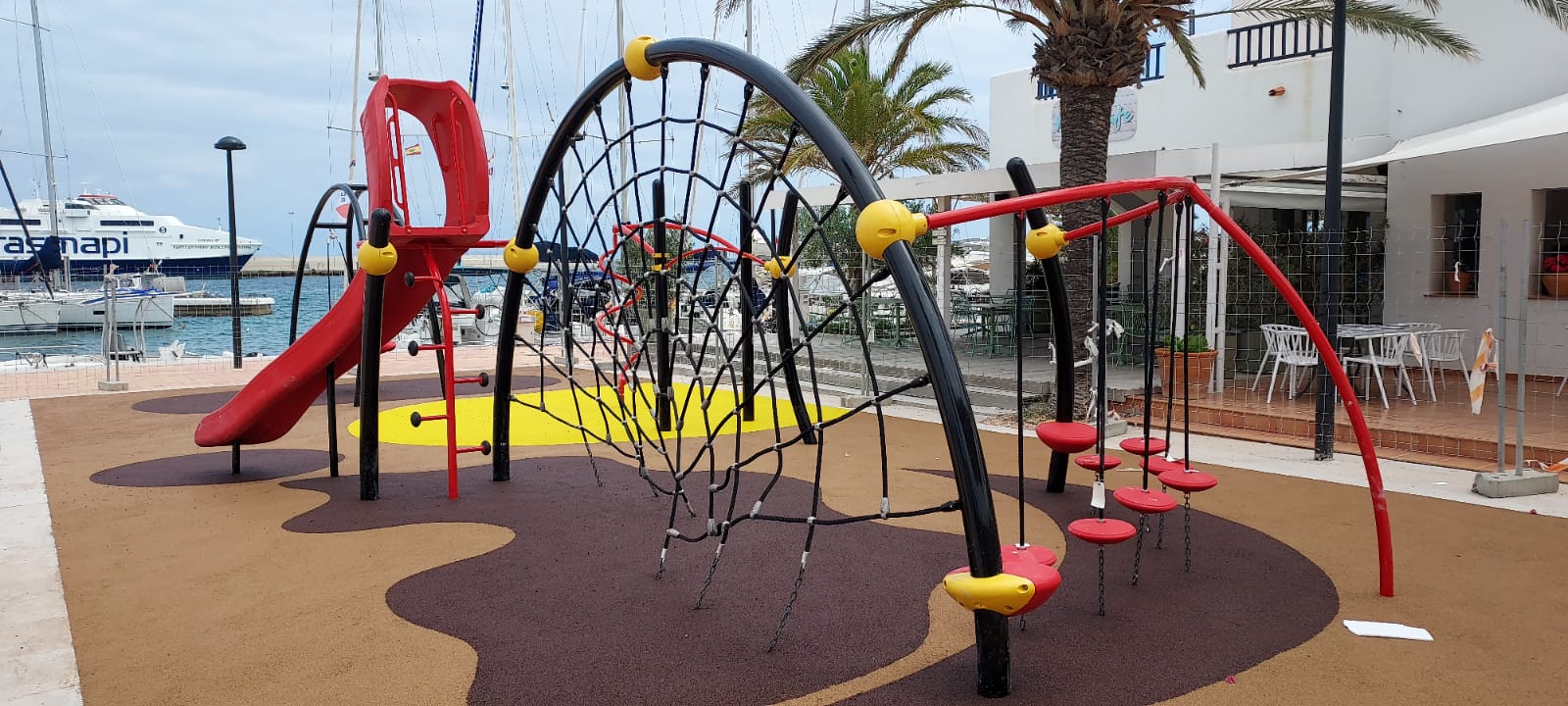 New children's playground for the port of La Savina