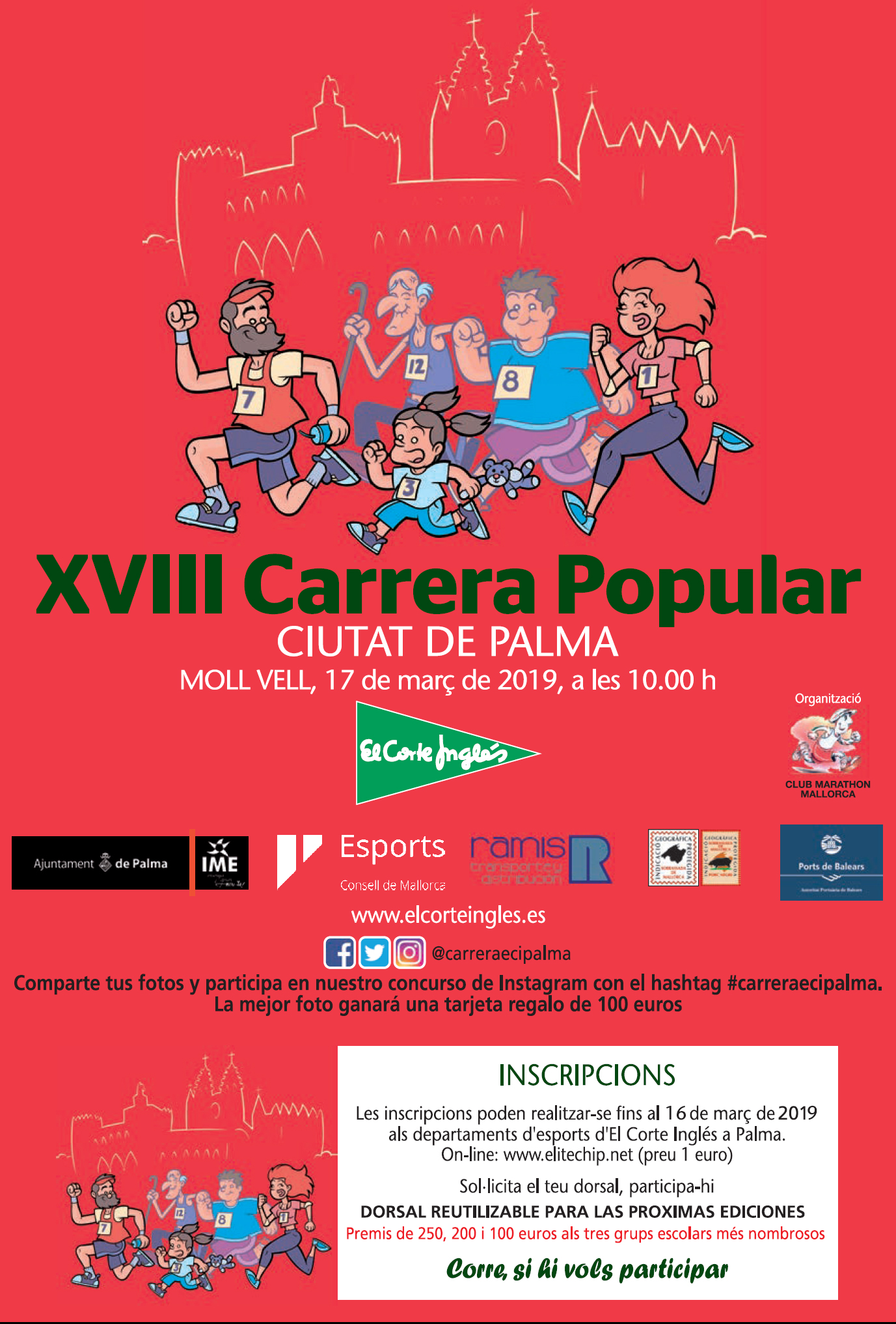 XVIII Cursa Ciutat de Palma - El Corte Inglés 2019