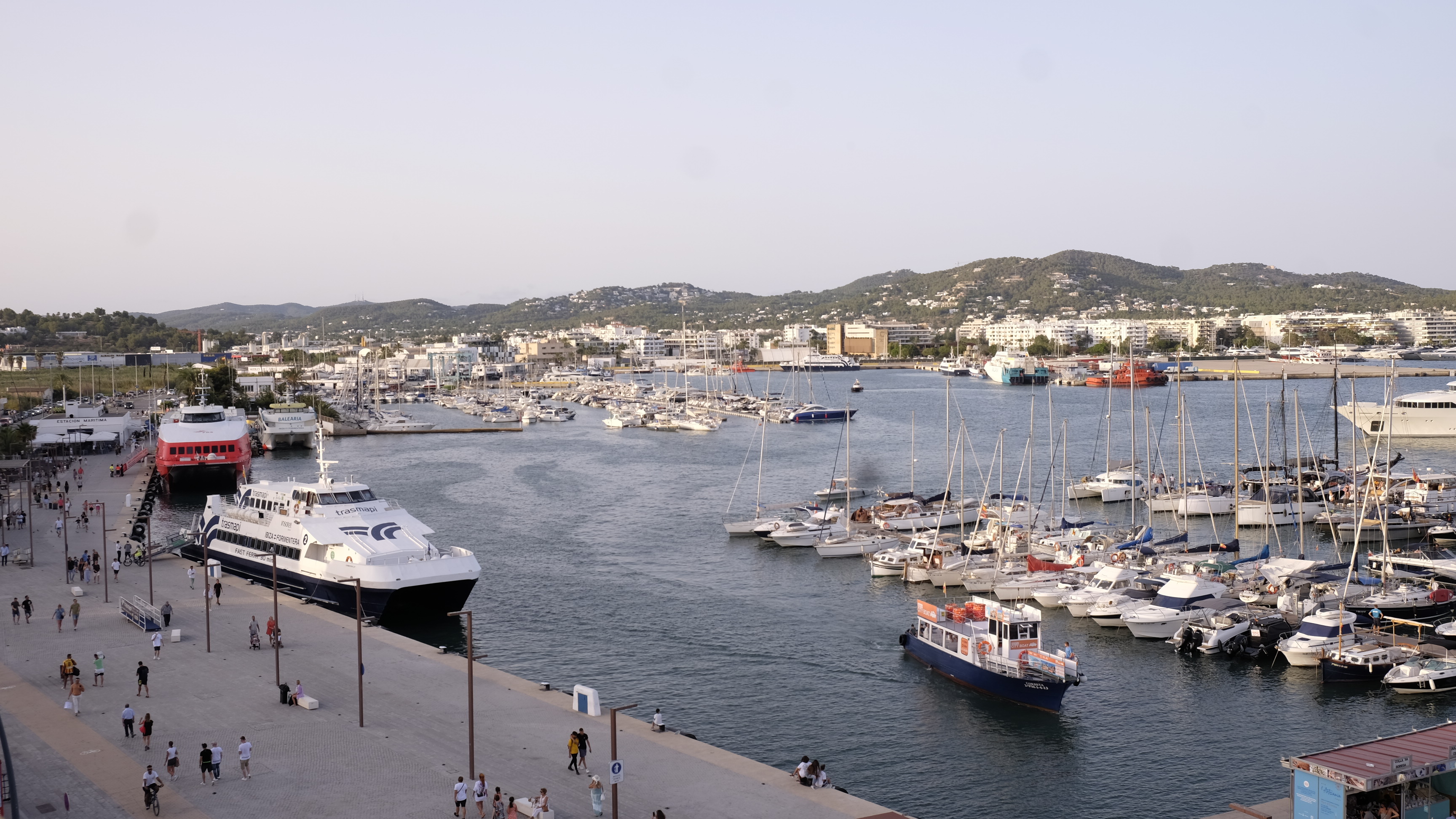 La APB inicia la adecuación del ajardinamiento en los muelles de Ribera y del Botafoc